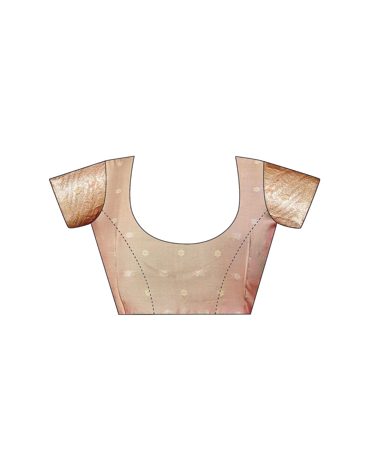 Dark Beige Silk Woven Banarasi Saree