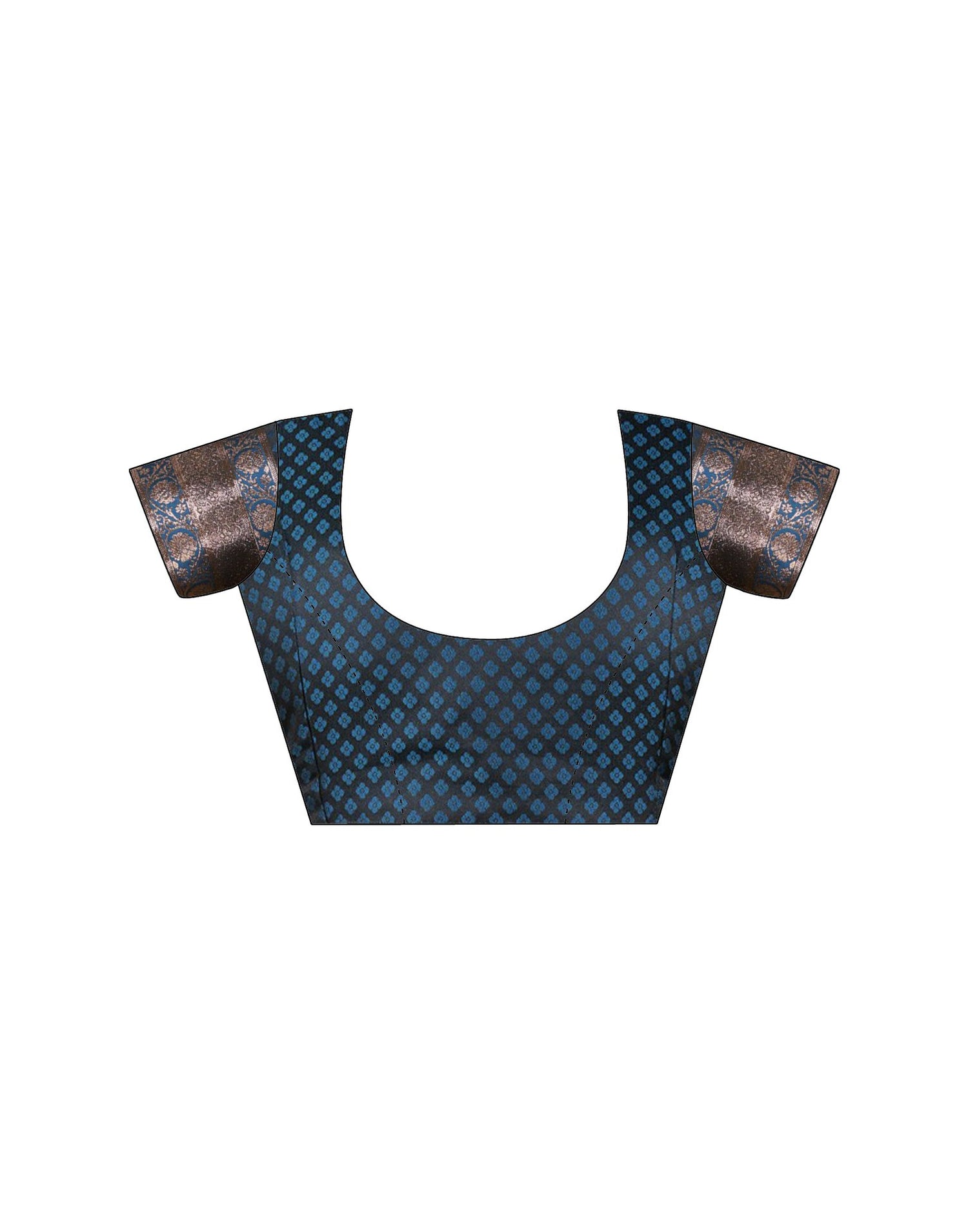 Dark Rama Green Silk Woven Banarasi Saree