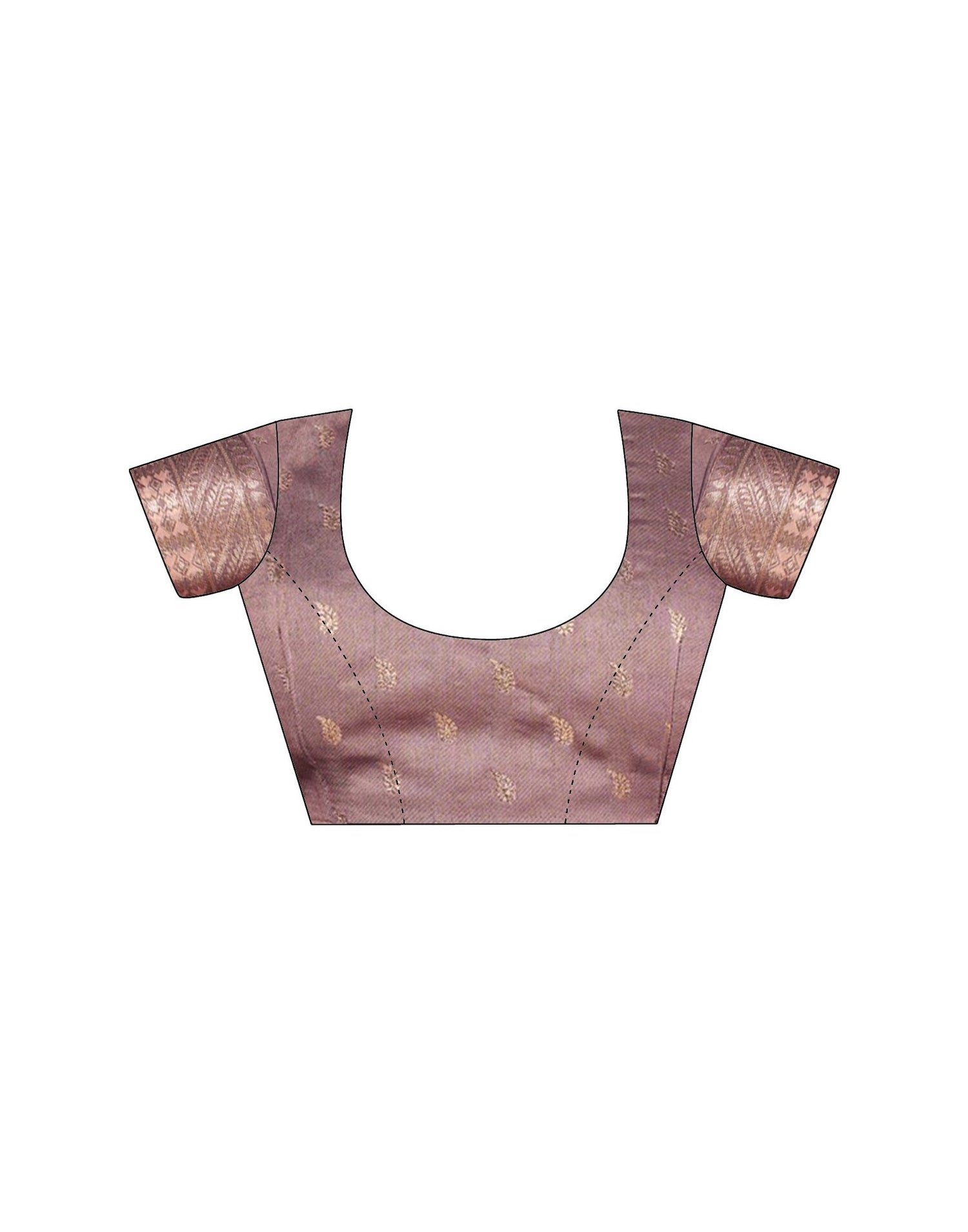 Rose Pink Silk Woven Banarasi Saree