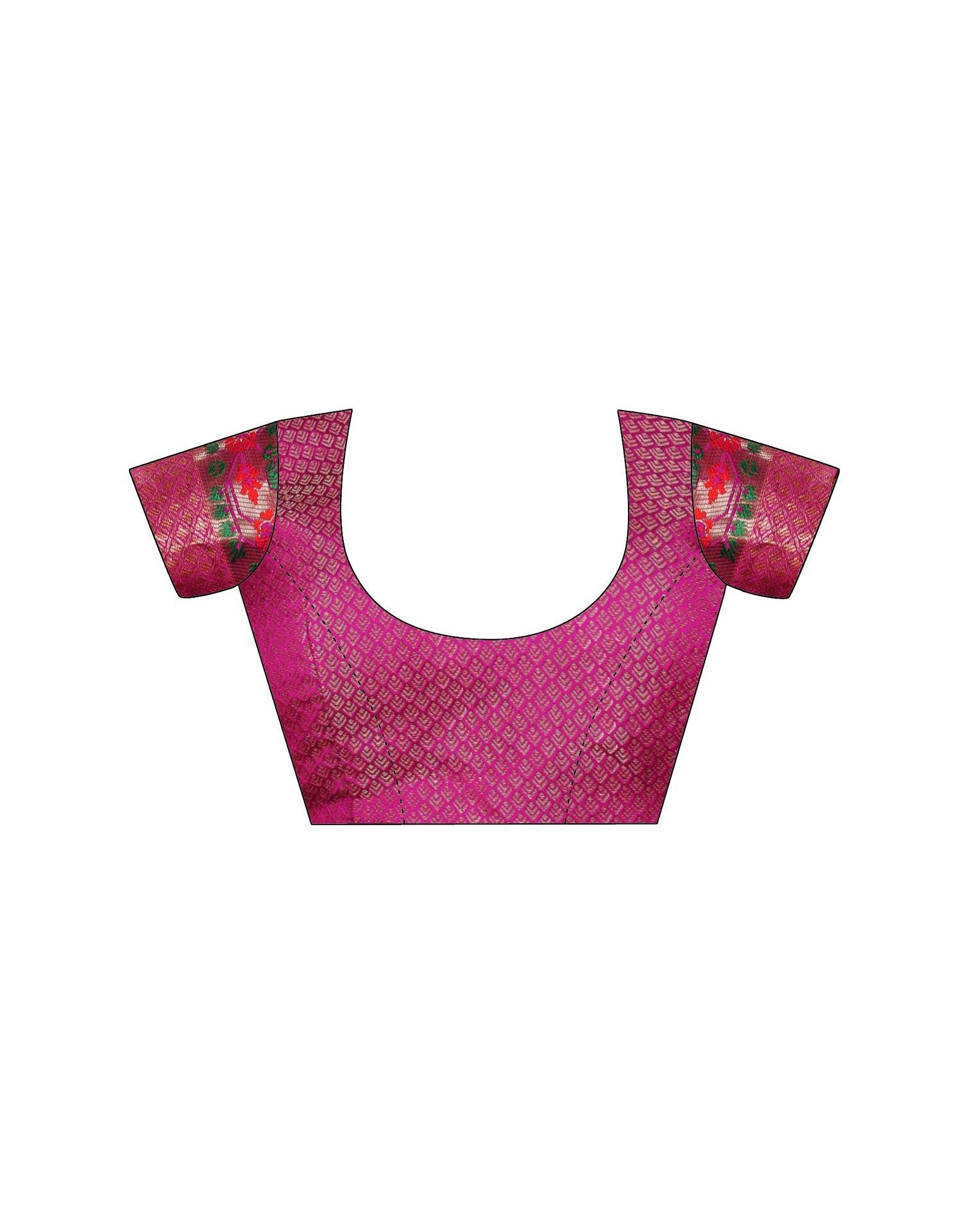 Navy Blue Silk Woven Patola Saree