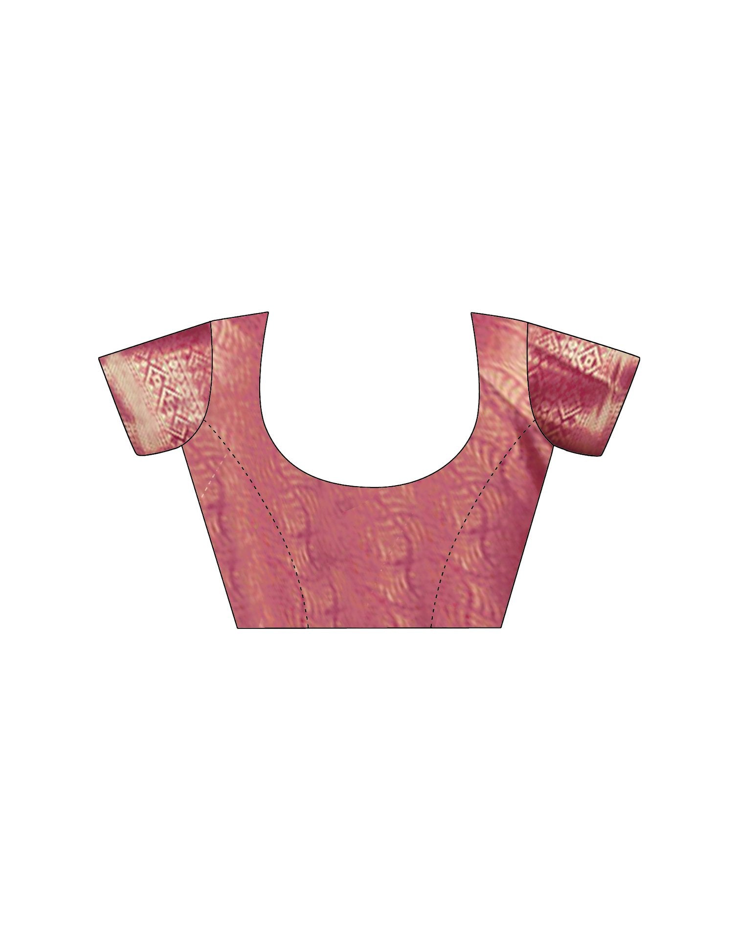 Beige Silk Woven Saree