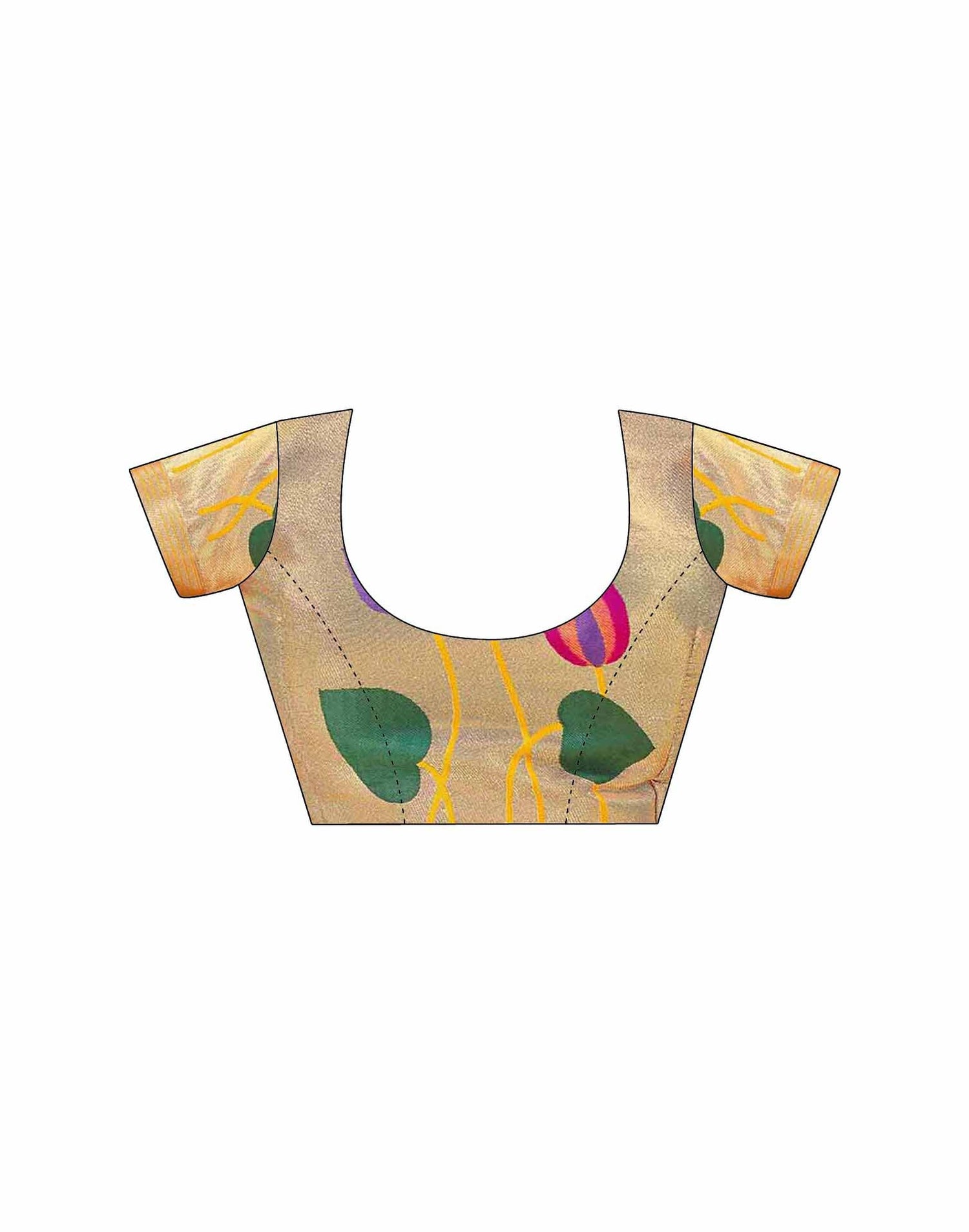 Dusty Purple Silk Woven Paithani Saree