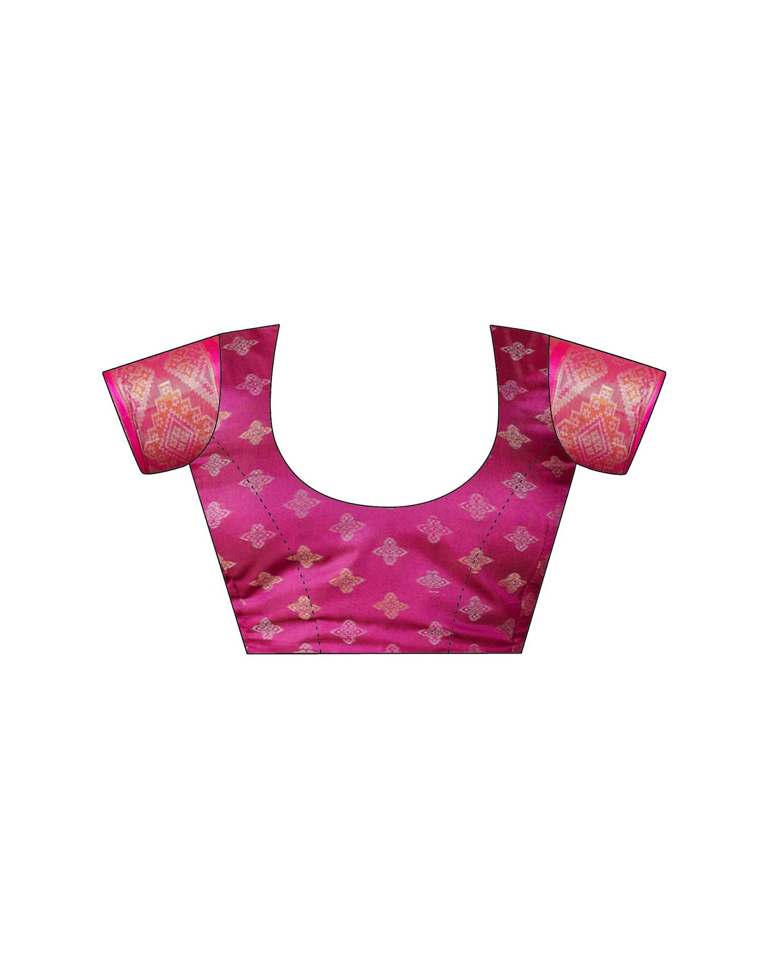 Dark Green Silk Woven Patola Saree