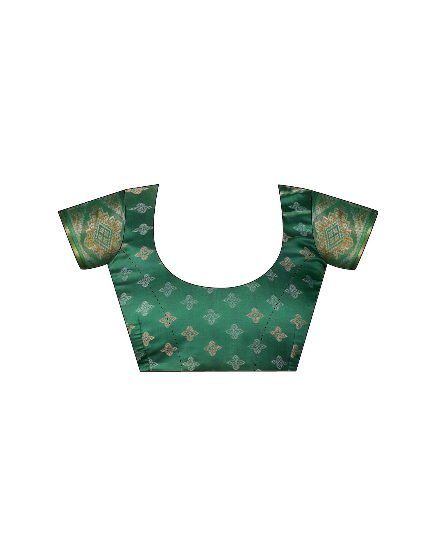 Dark Purple Silk Woven Patola Saree