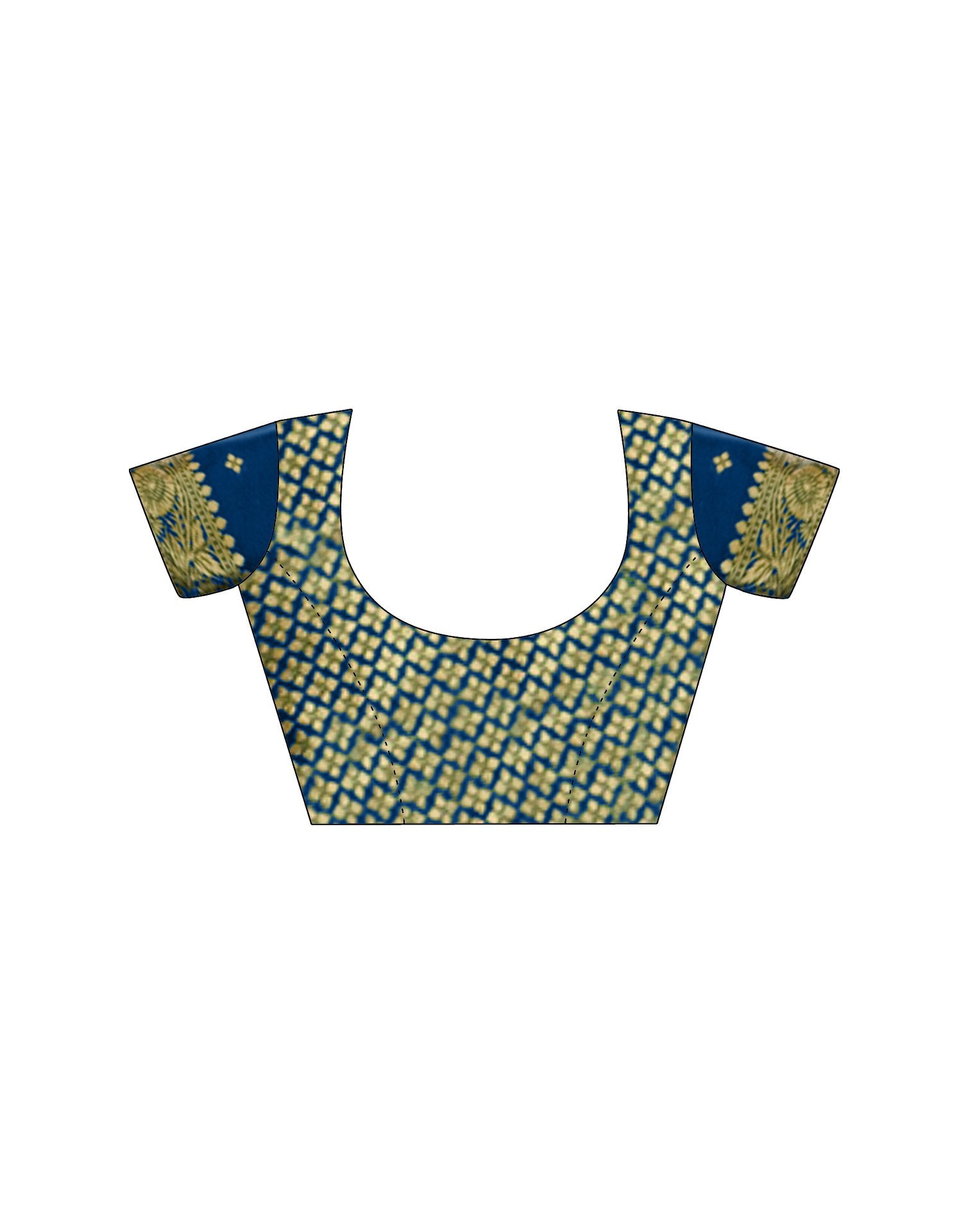 Blue Silk Woven Saree