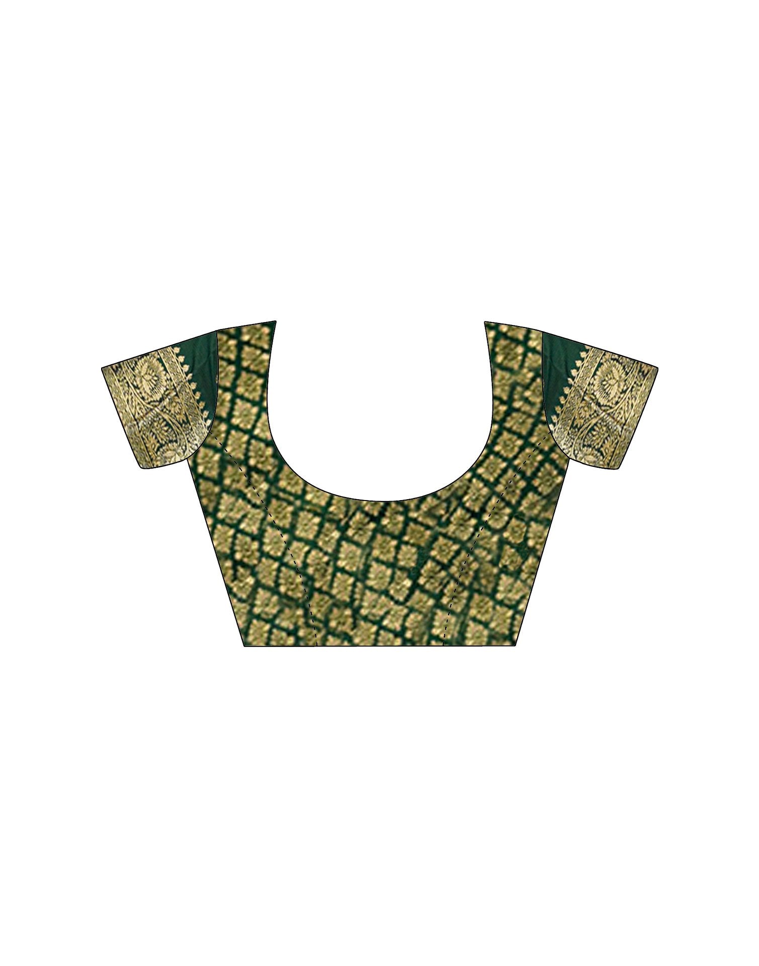 Green Silk Woven Saree