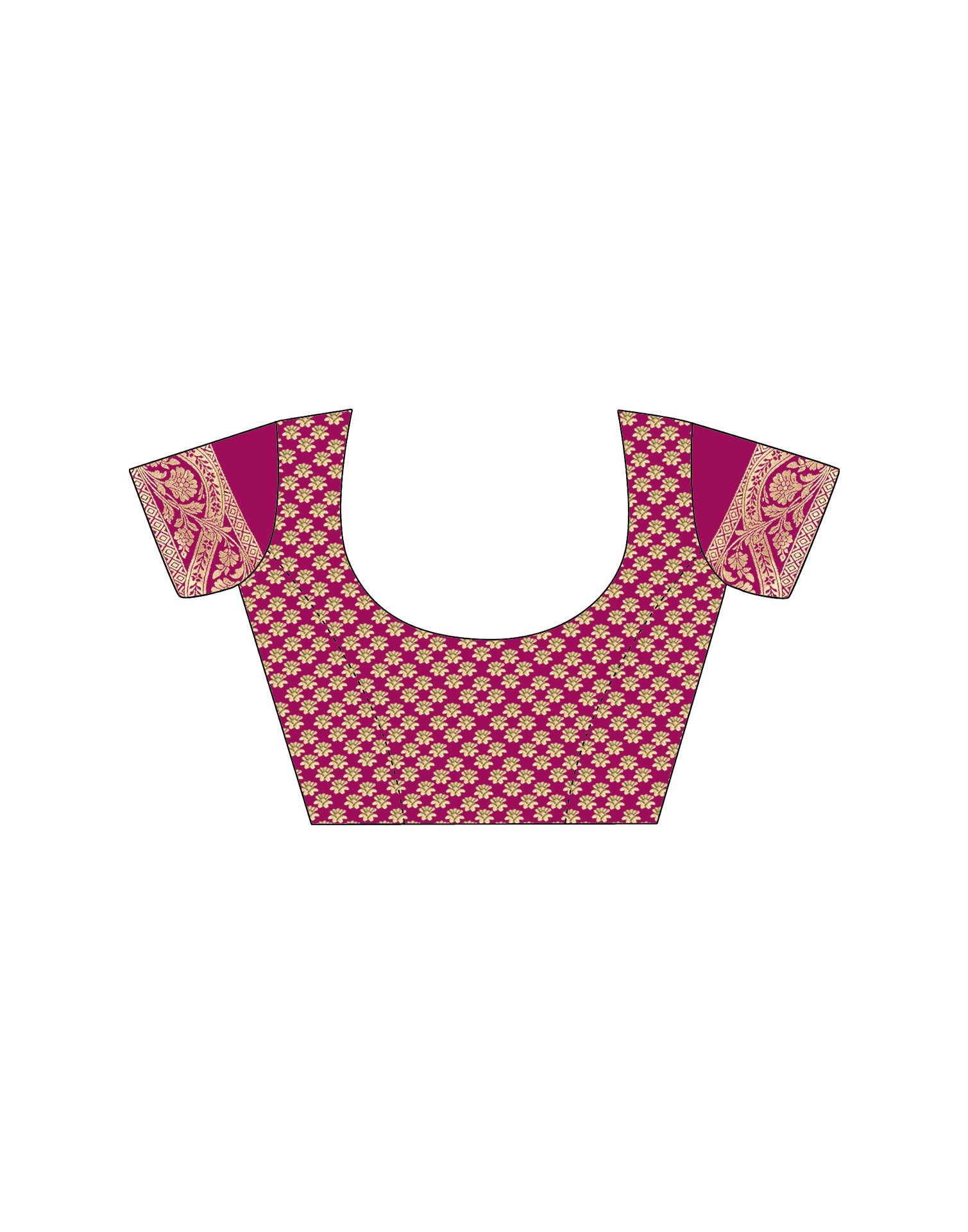 Pink Silk Woven Saree