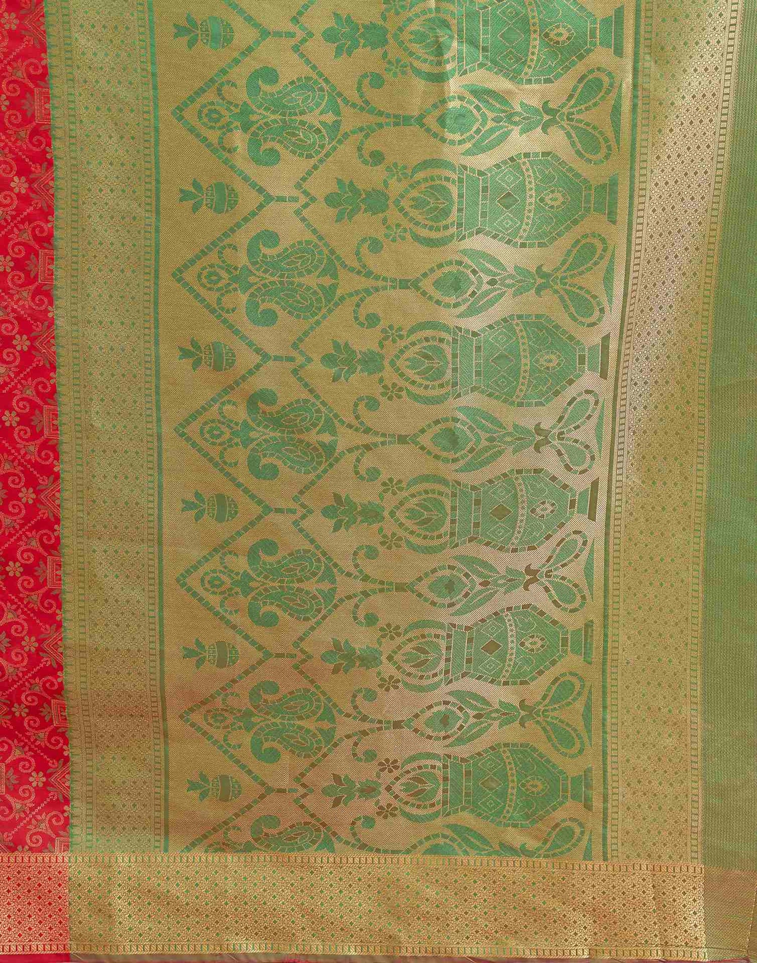 Red Silk Woven Patola Saree