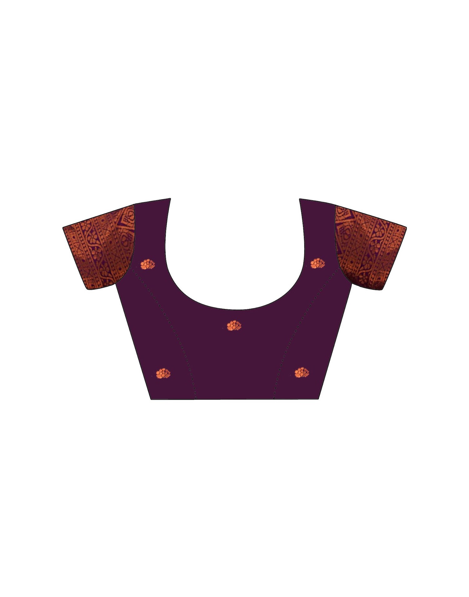 Mauve Silk Woven Saree