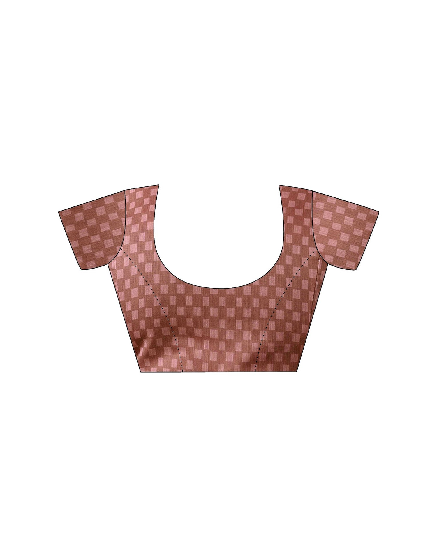 Ready To Wear Green Chanderi Printed Saree With Pocket