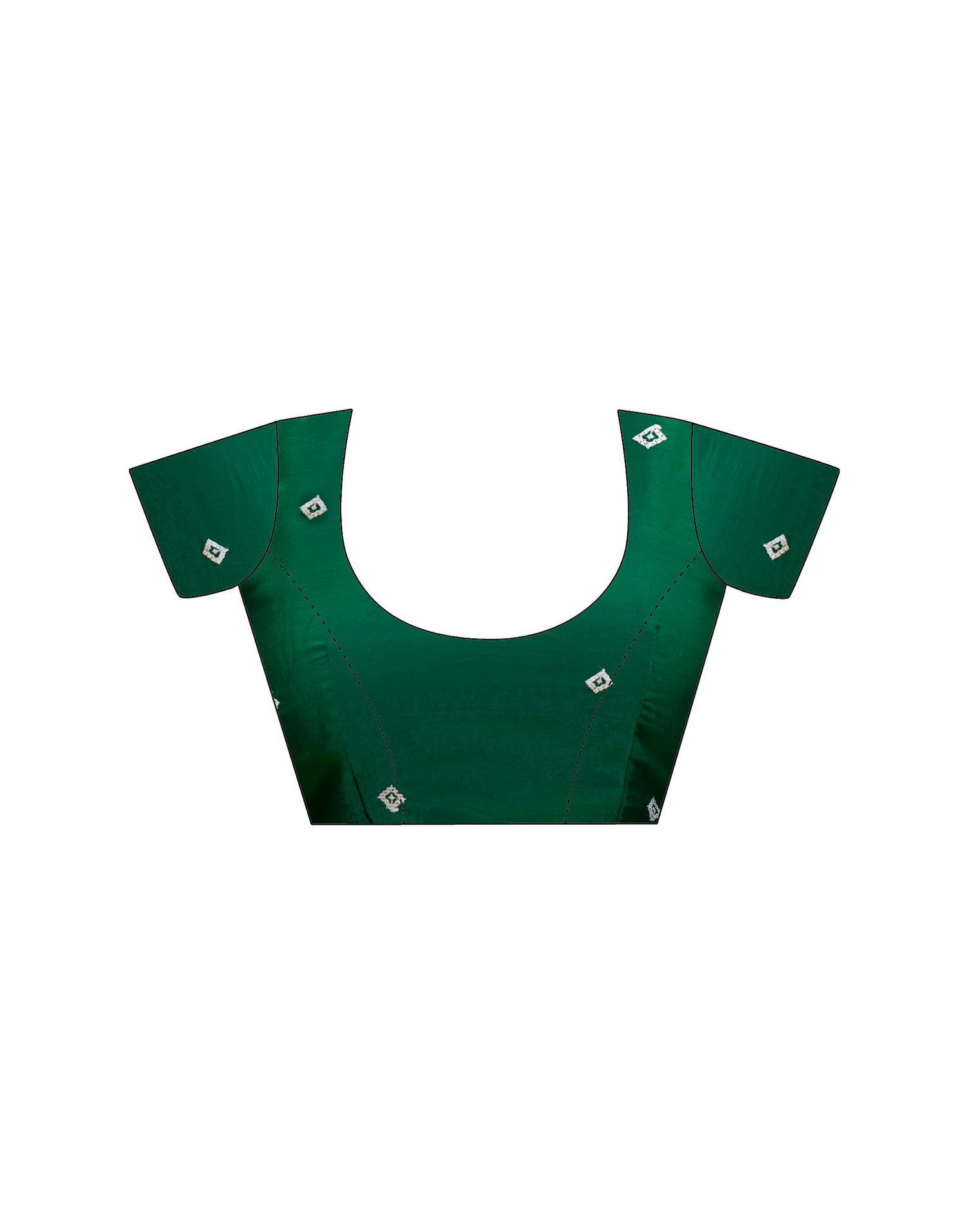 Green Shimmer Sequence Embroidery Saree