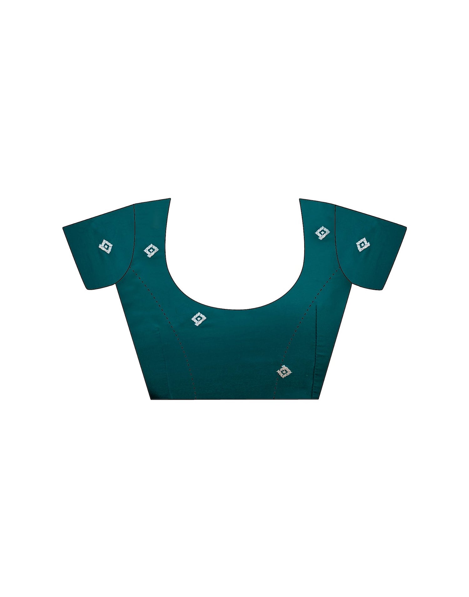 Rama Green Shimmer Sequence Embroidery Saree