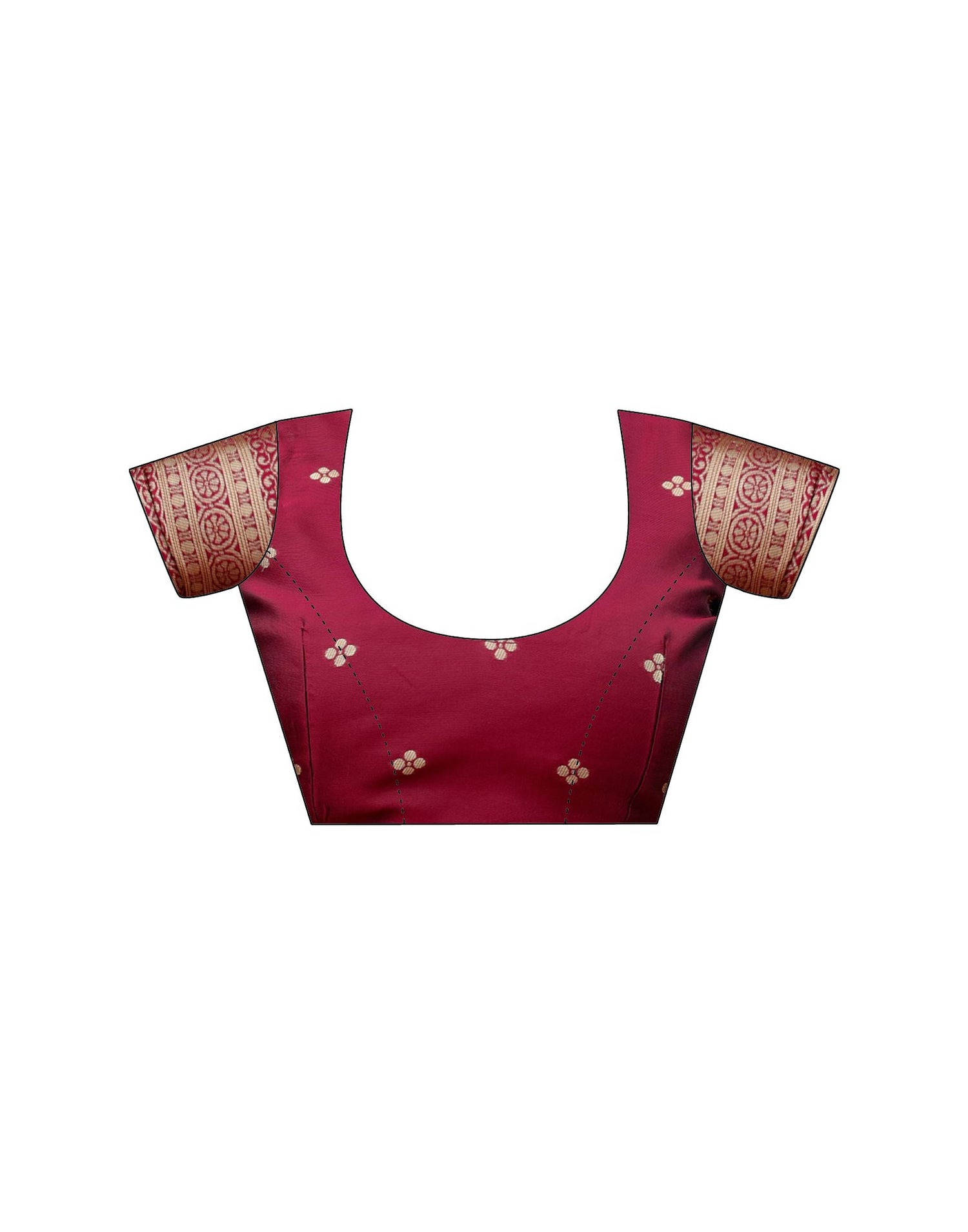 Yellow Silk Woven Saree