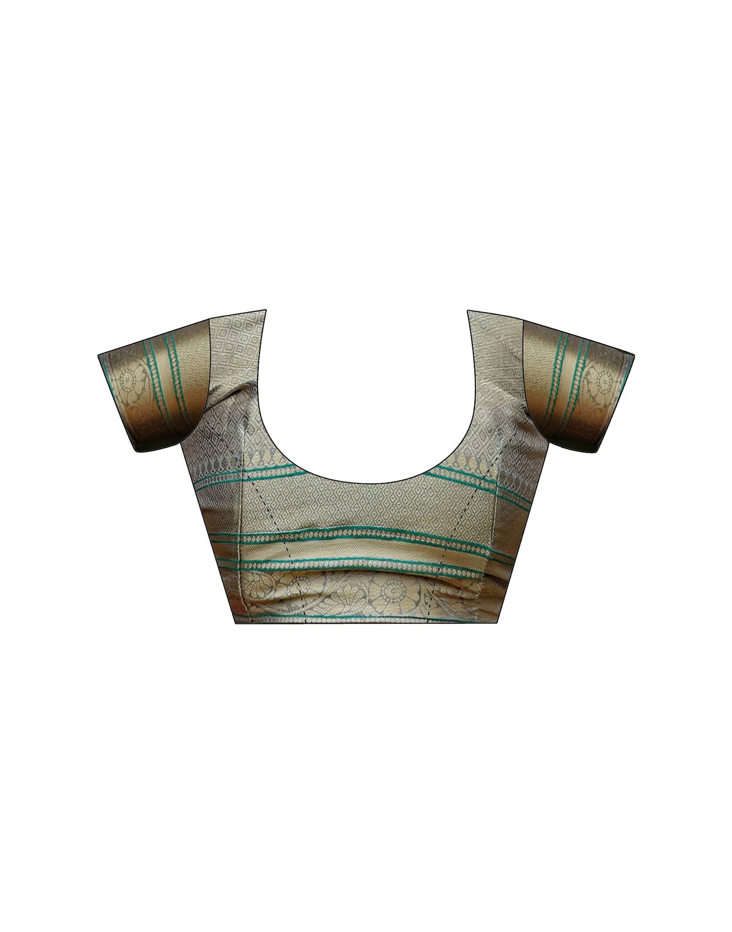 Grey Silk Woven Saree