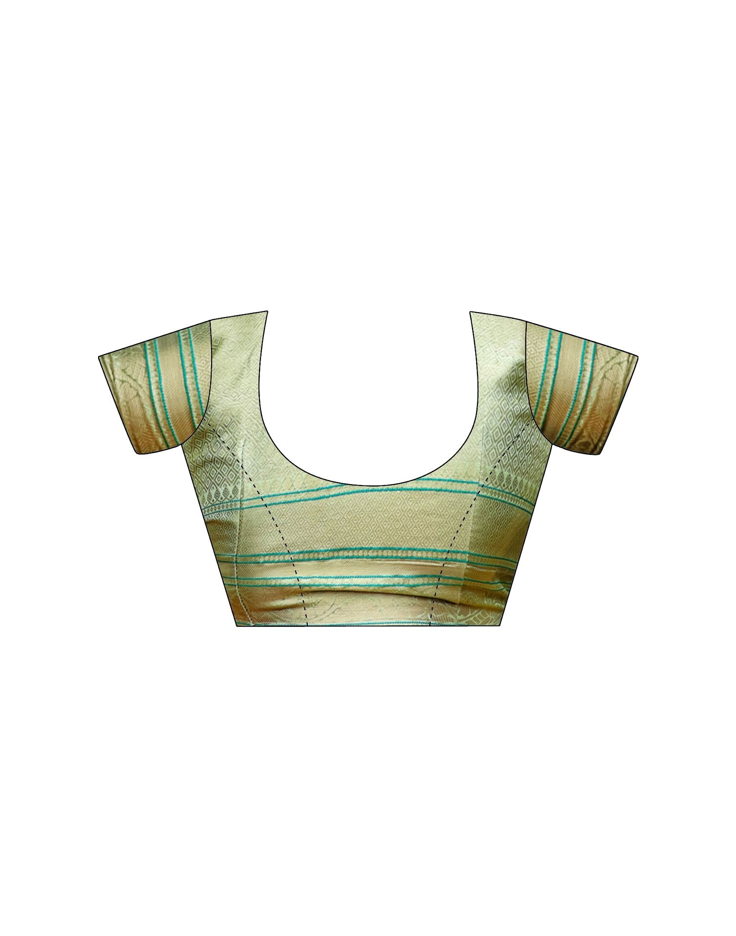Pista Green Silk Woven Saree