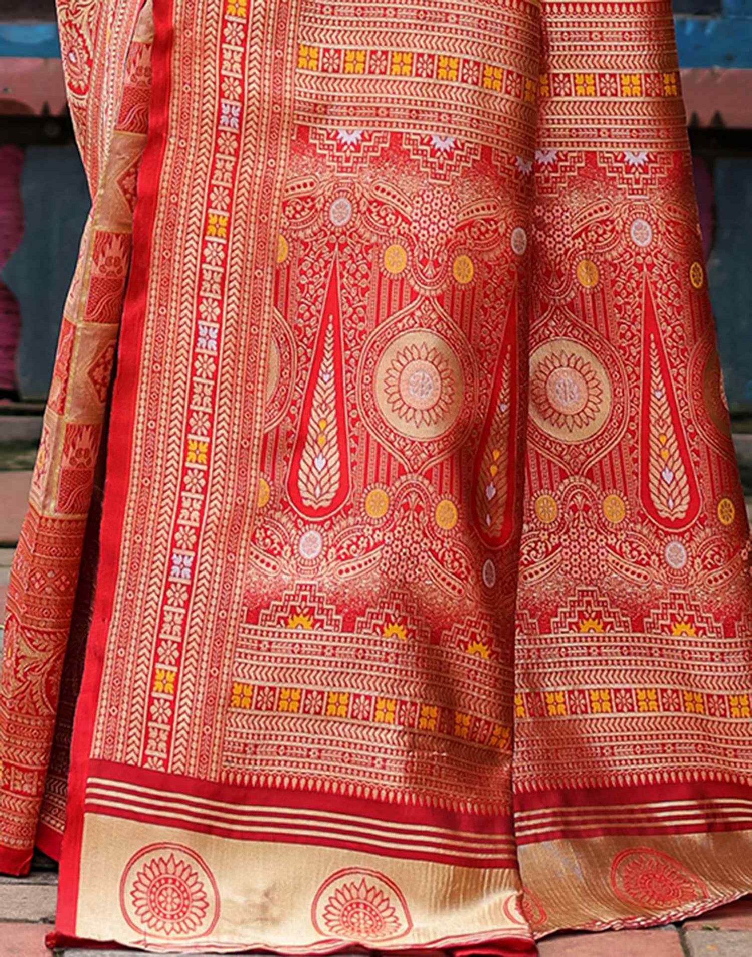 Light Brown Silk Woven Saree