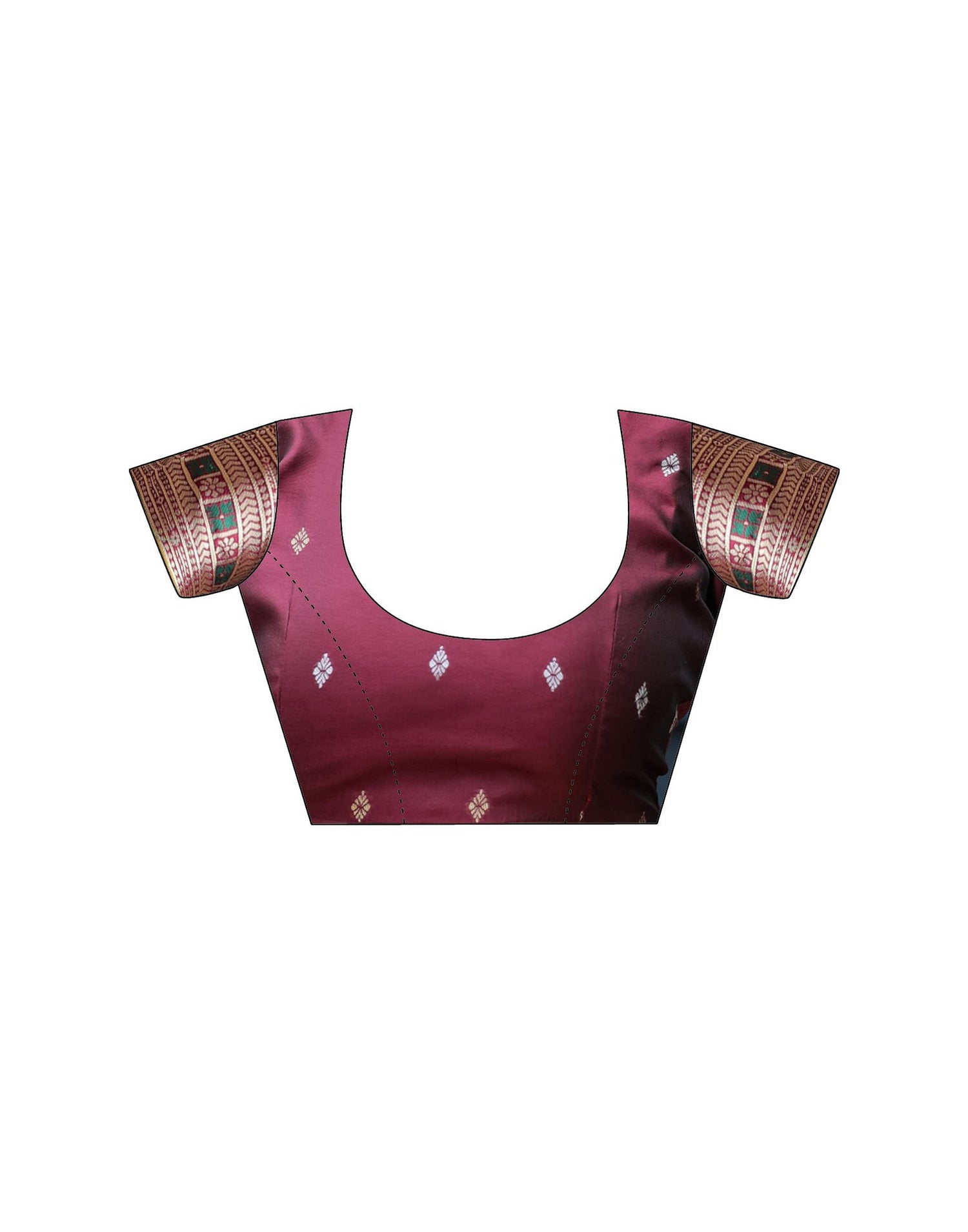 Yellow Silk Woven Saree