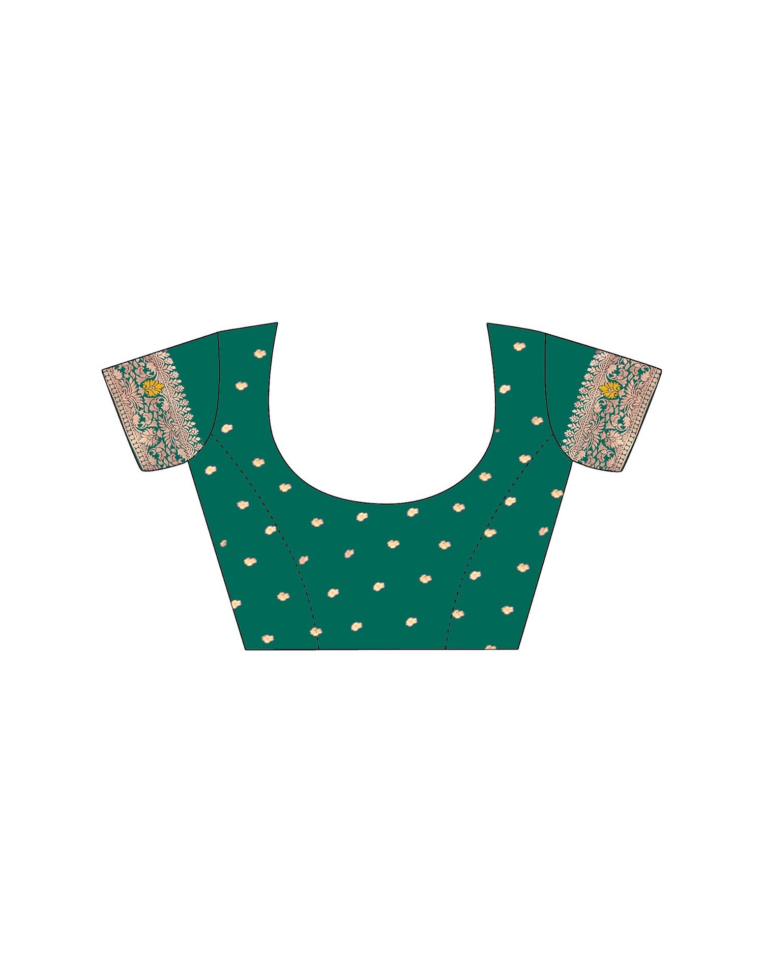 Green Silk Woven Banarasi Saree