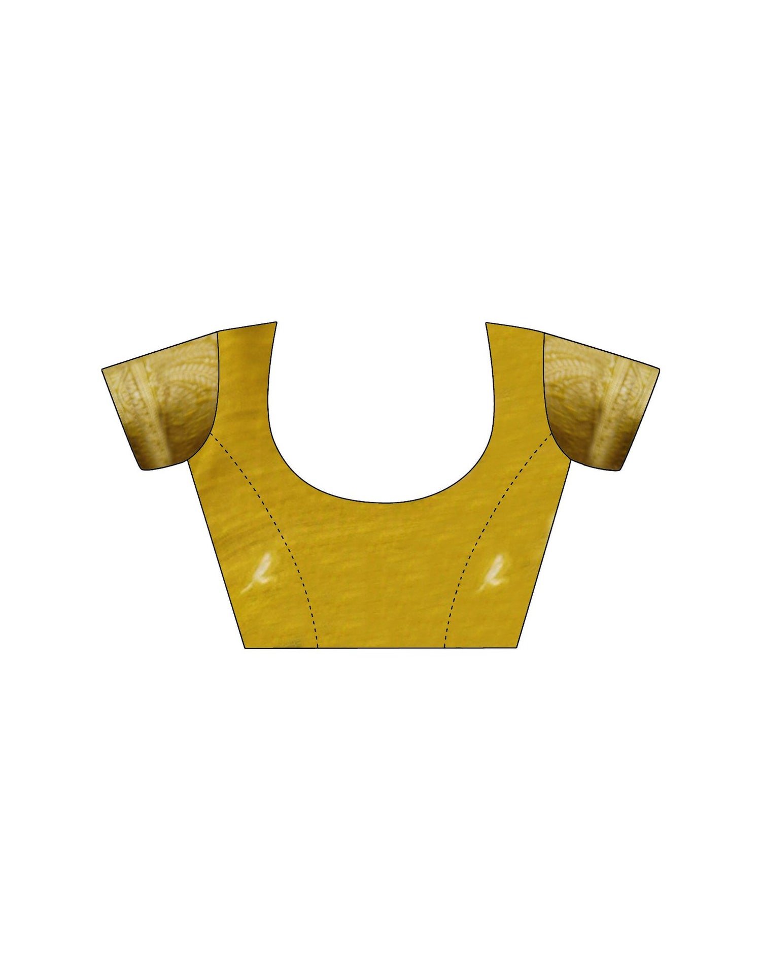 Mehndi Green Chanderi Cotton Woven Saree