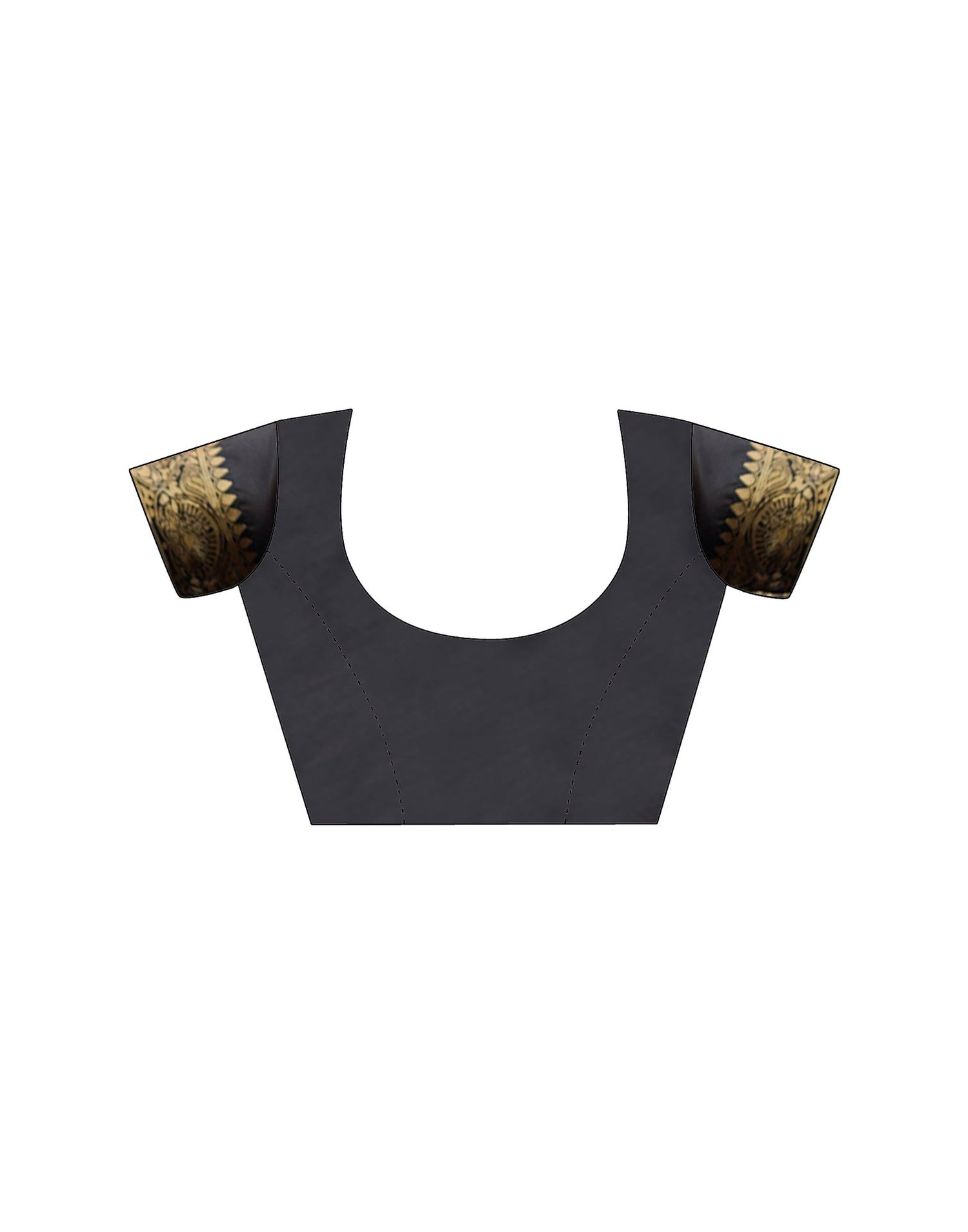 Black Silk Woven Saree