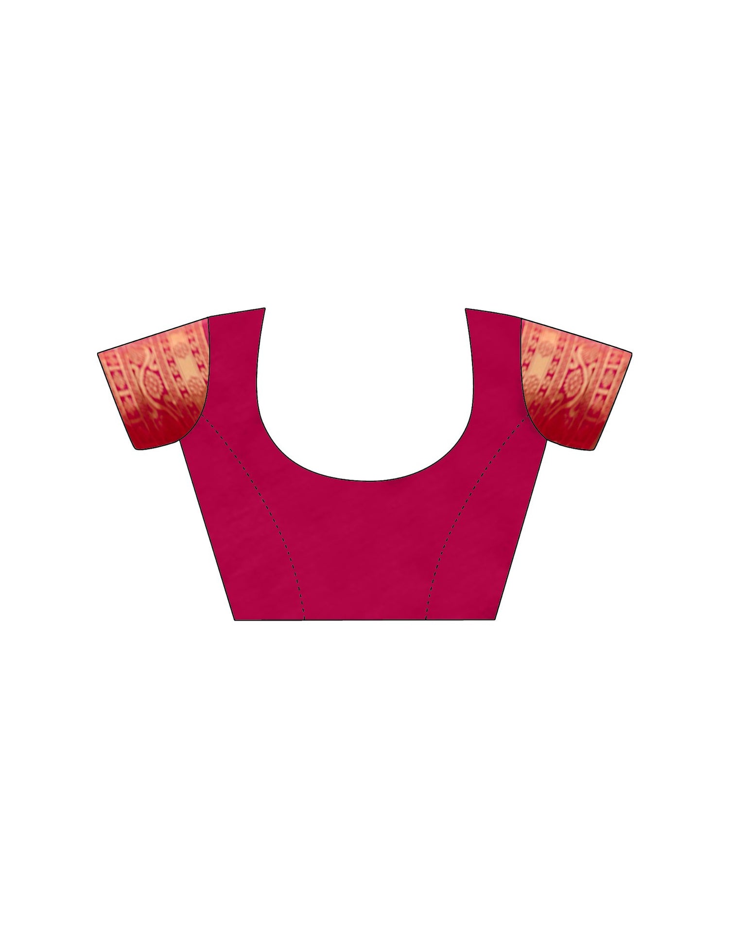 Pink Silk Woven Saree