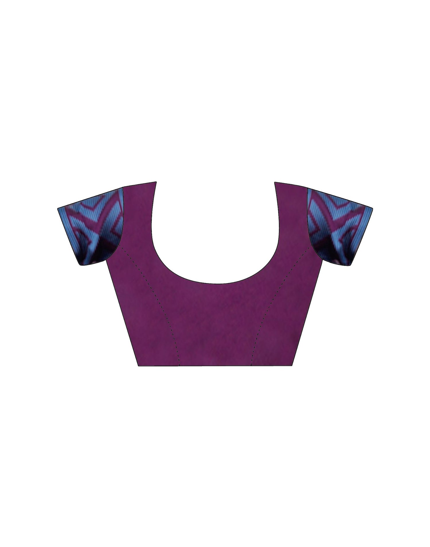 Purple Silk Woven Saree