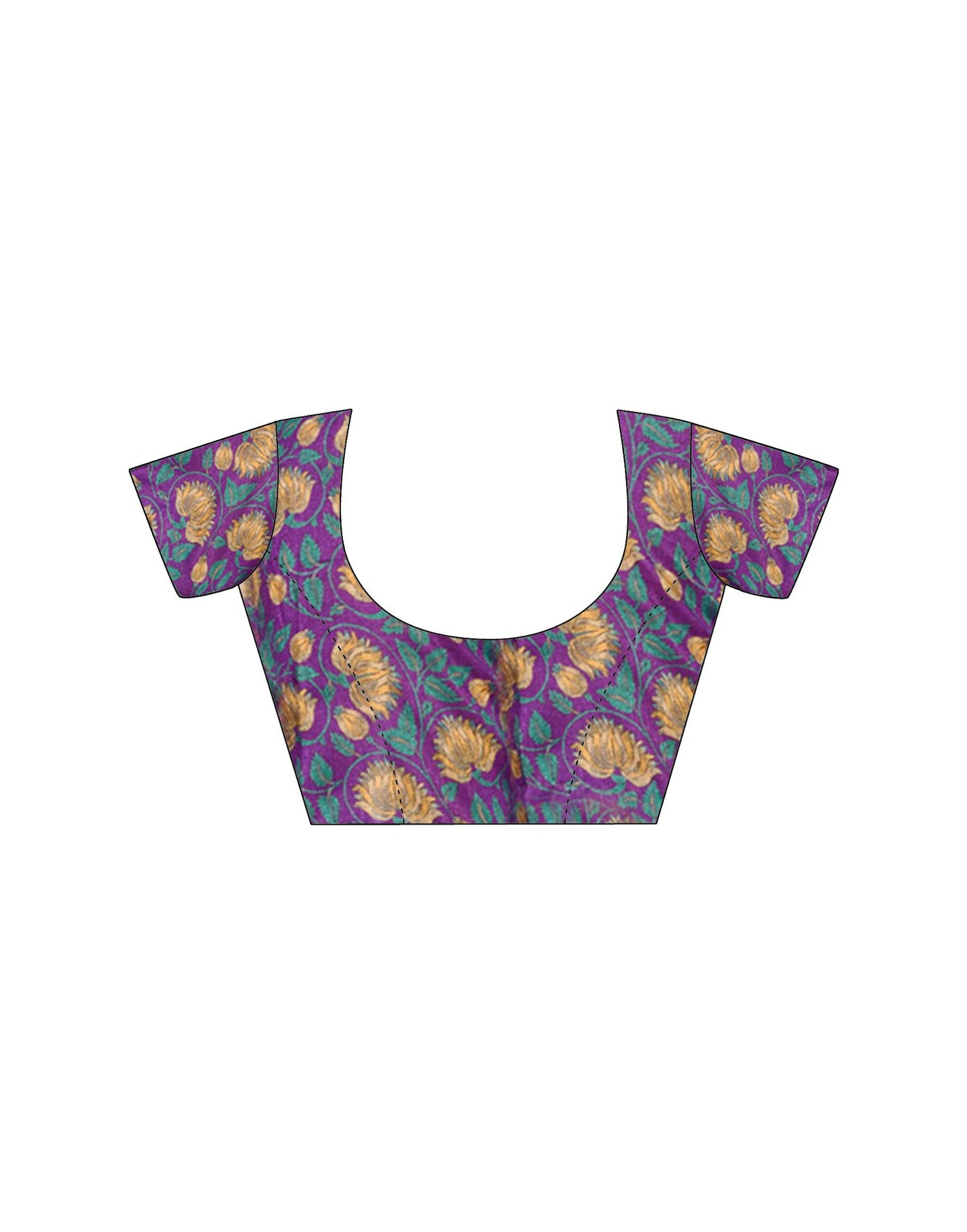 Teal Green Chiffon Woven Saree