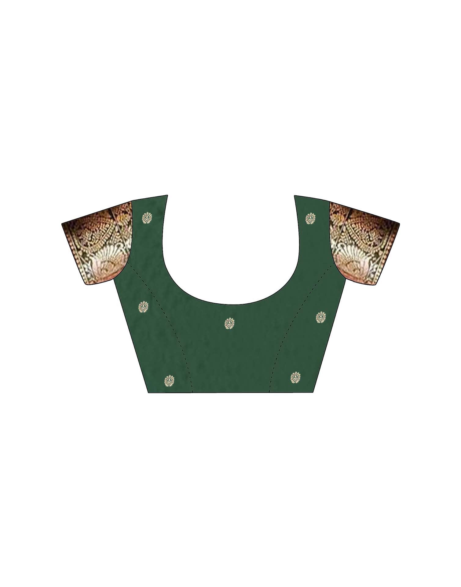 Green Silk Woven Saree
