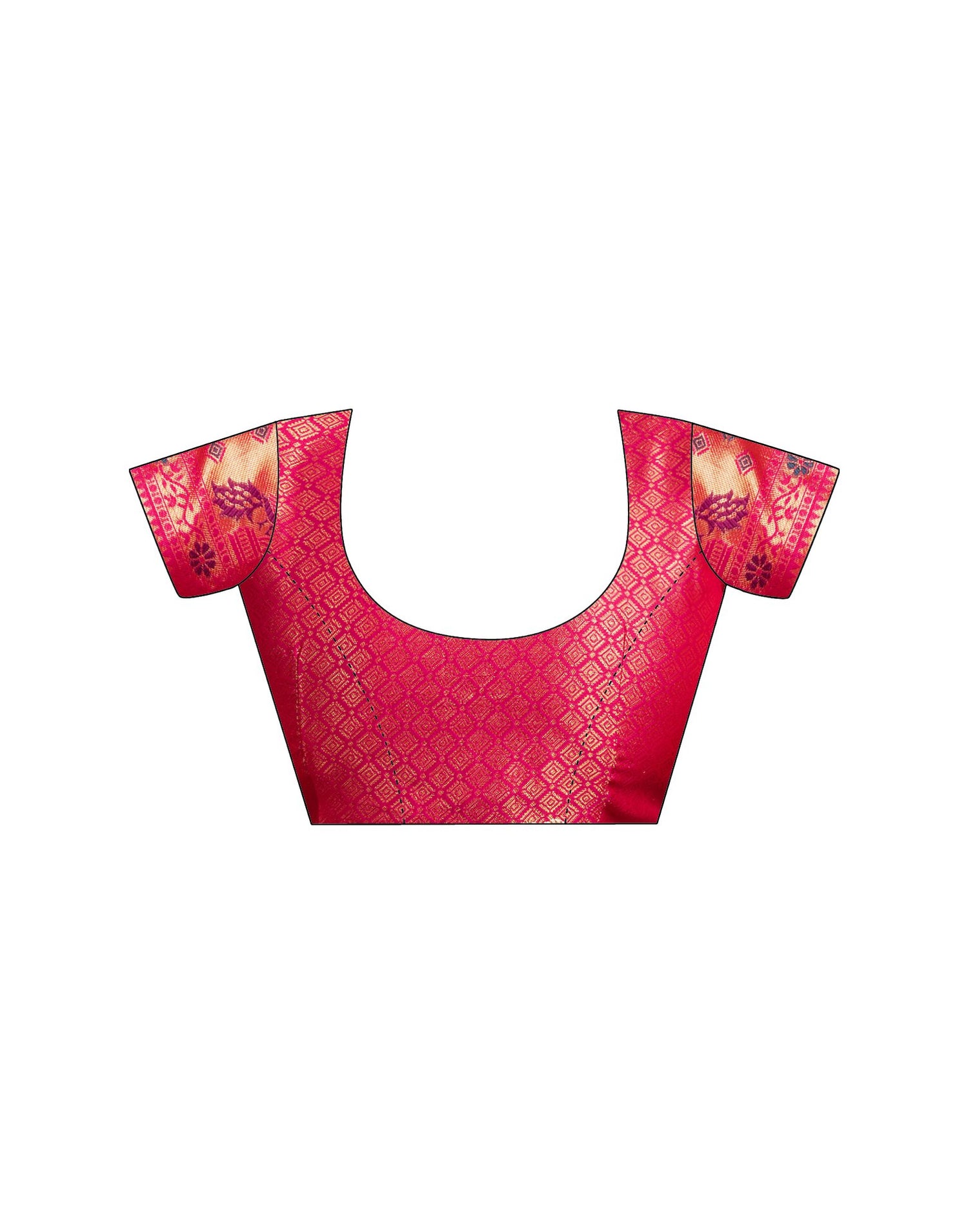 Pink Silk Woven Paithani Saree