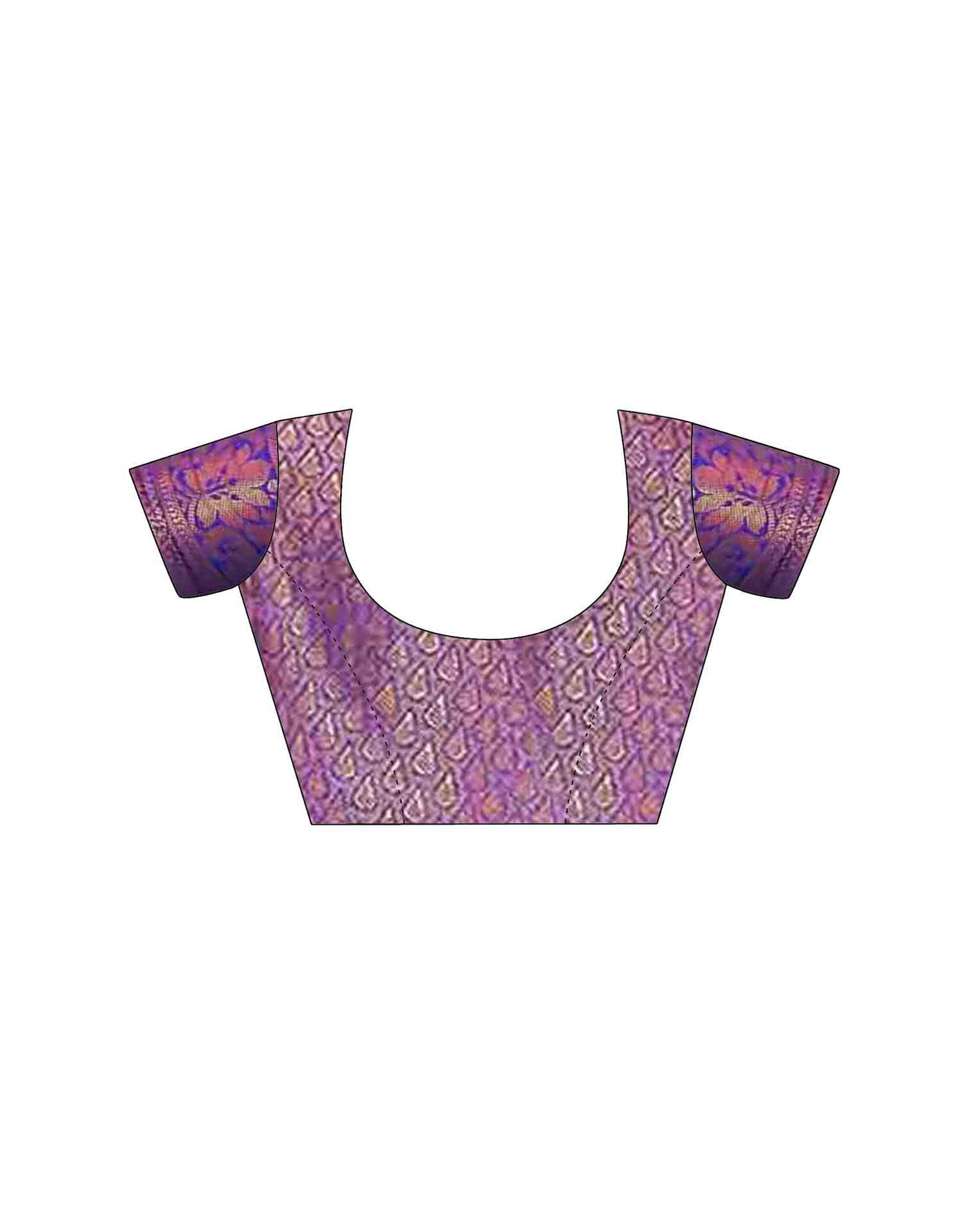 Blue Silk Woven Banarasi Saree