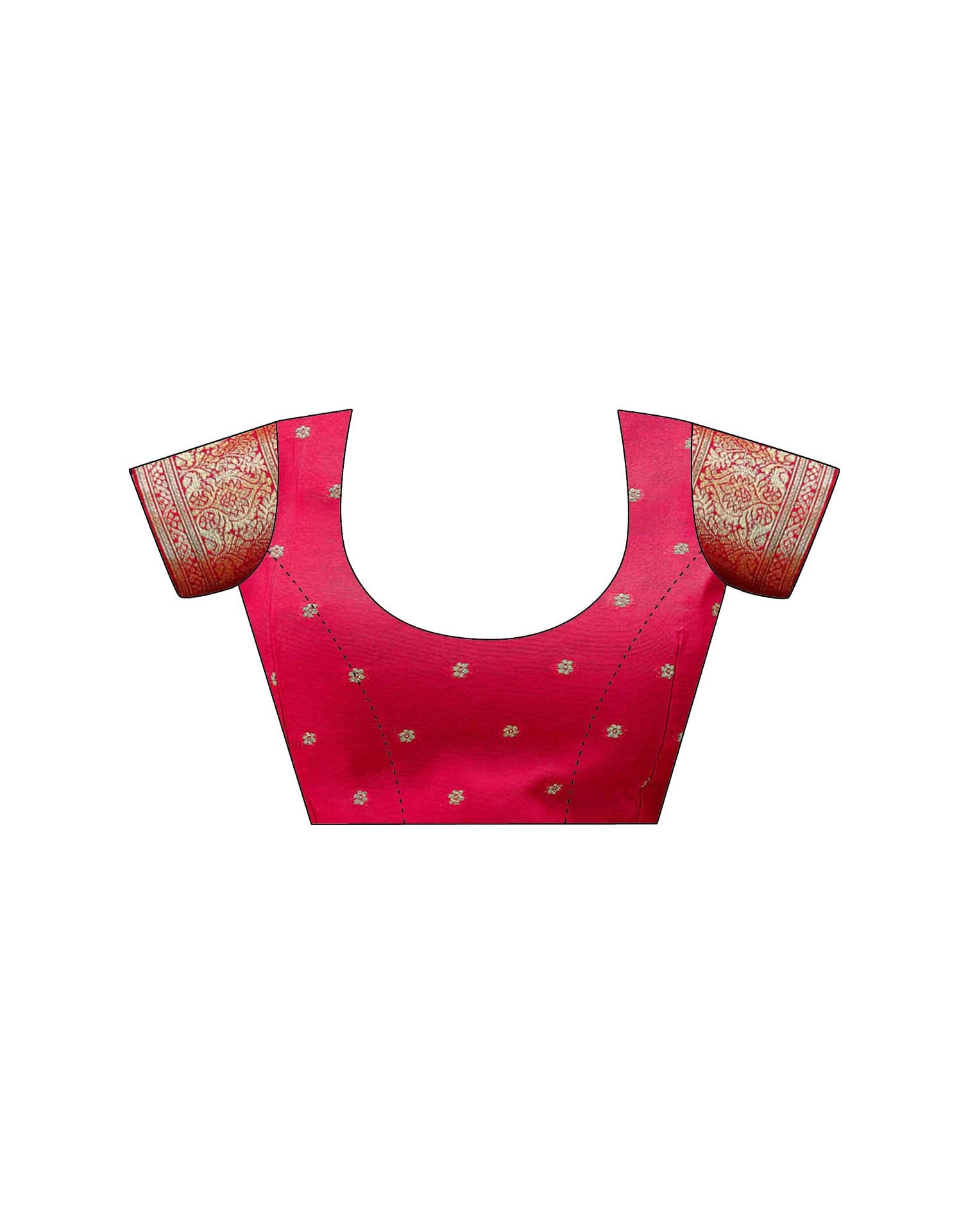 Dark Green Silk Woven Banarasi Saree