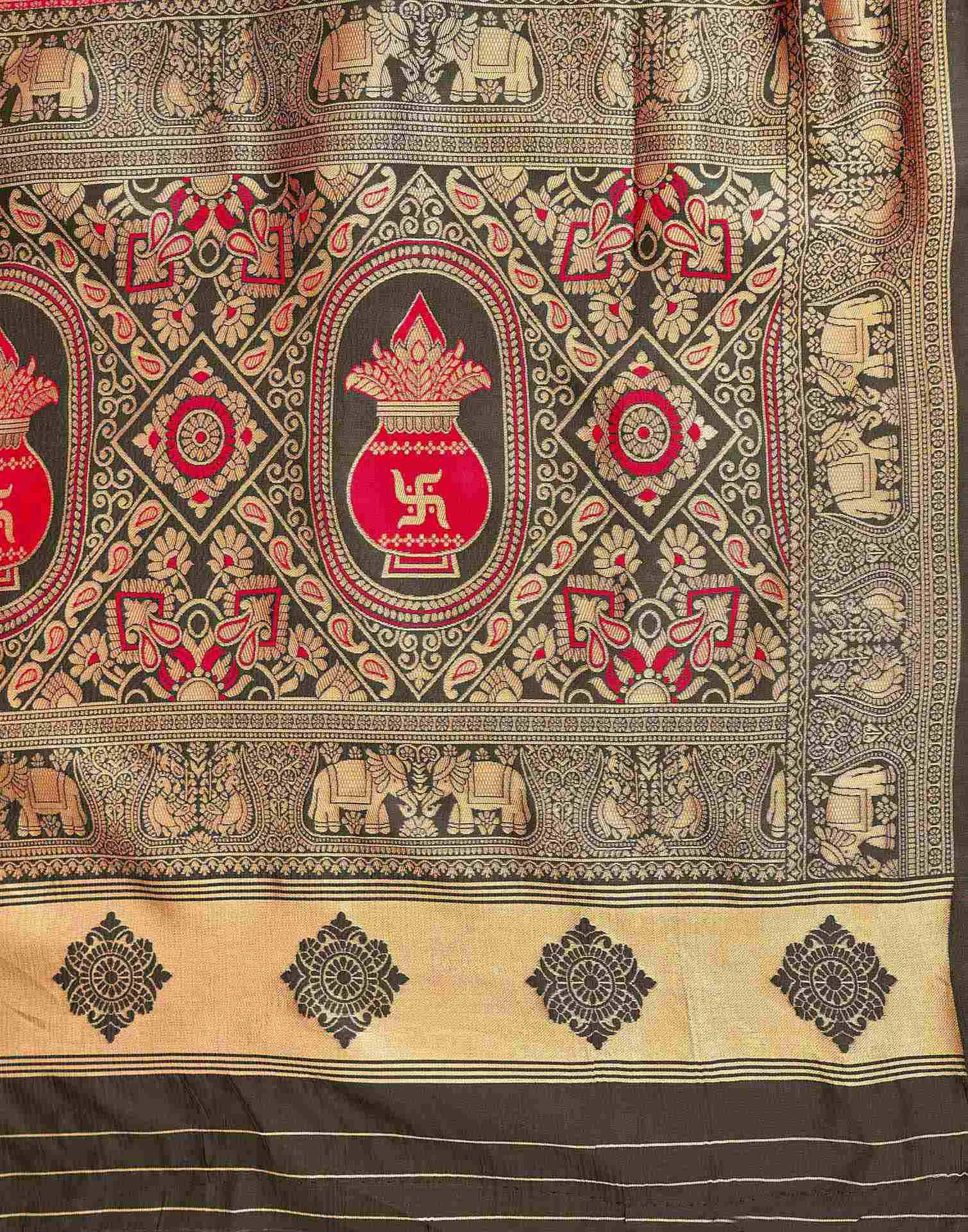 Red Silk Woven Patola Saree