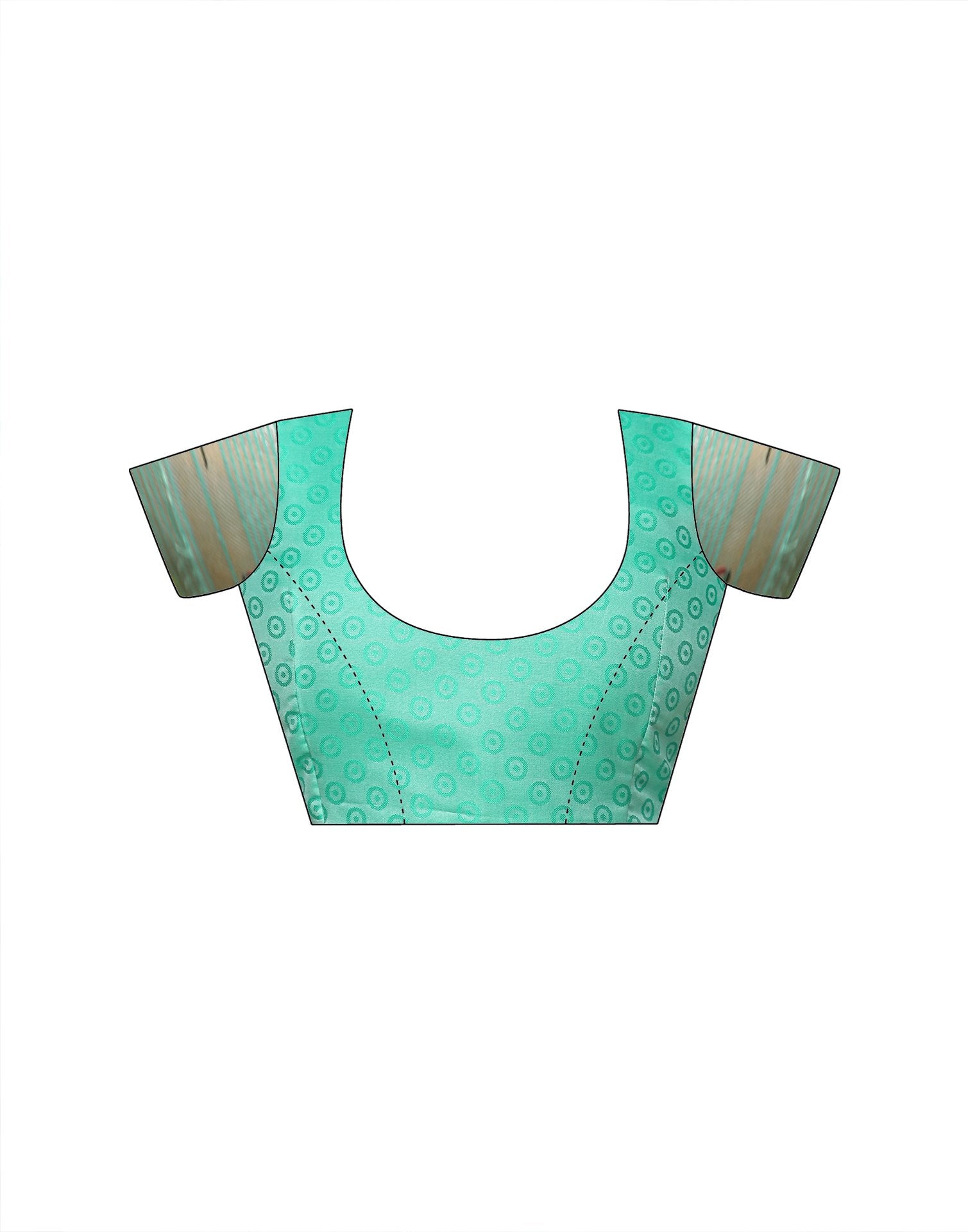 Mint Blue Silk Woven Paithani Saree