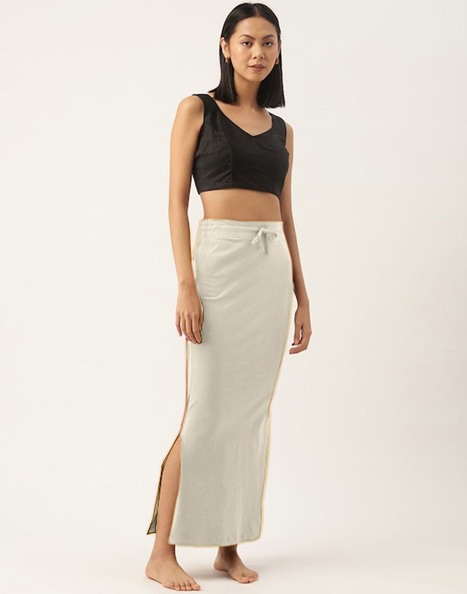 Cream Knitted Shapewear | Sudathi