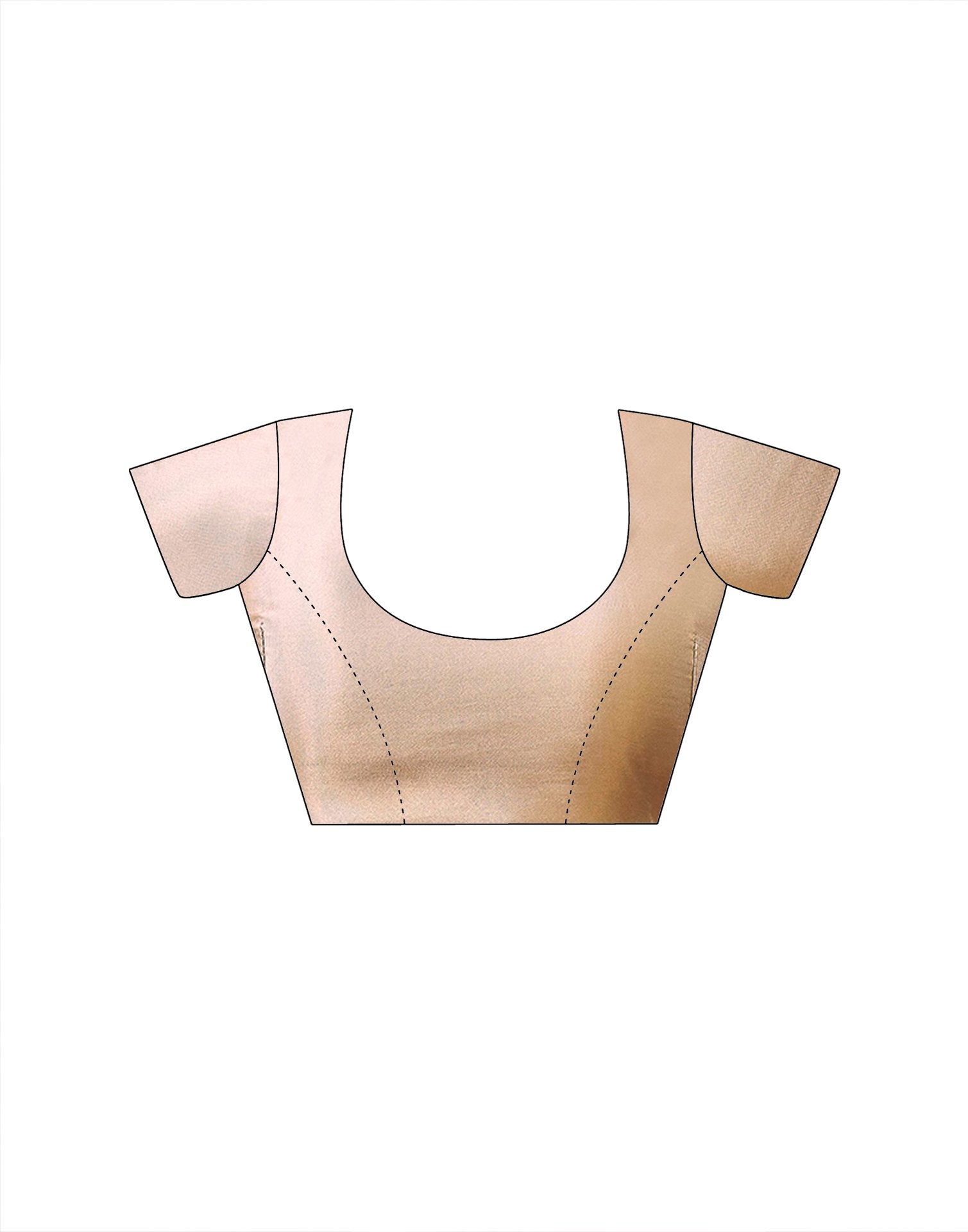 Coral Pink Tissue Silk Sequence Embroidery Saree