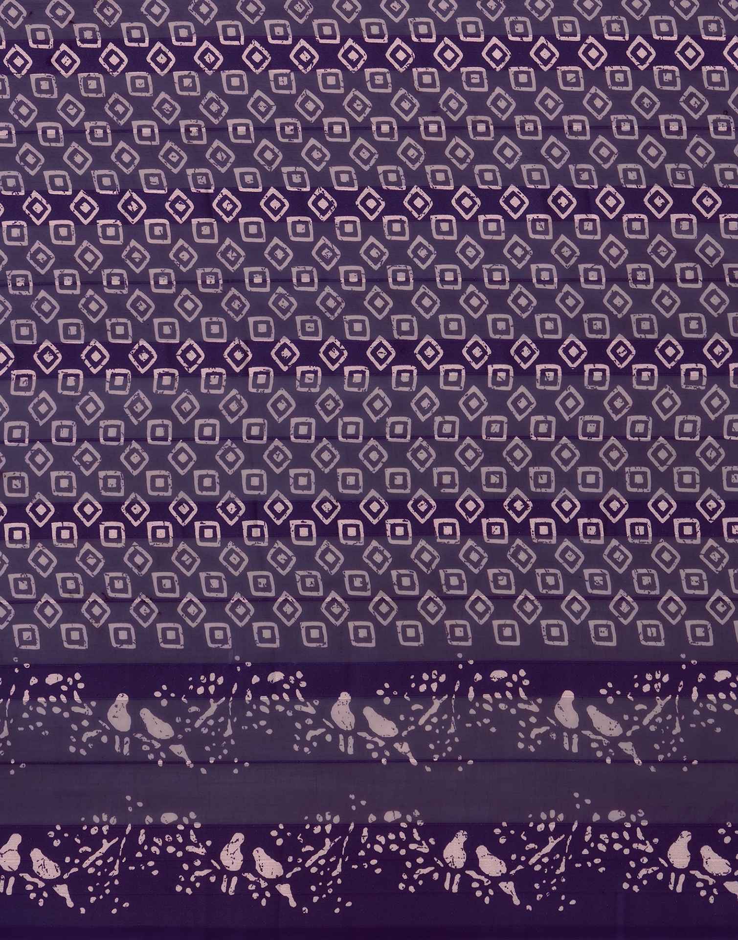 Purple Georgette Printed Saree