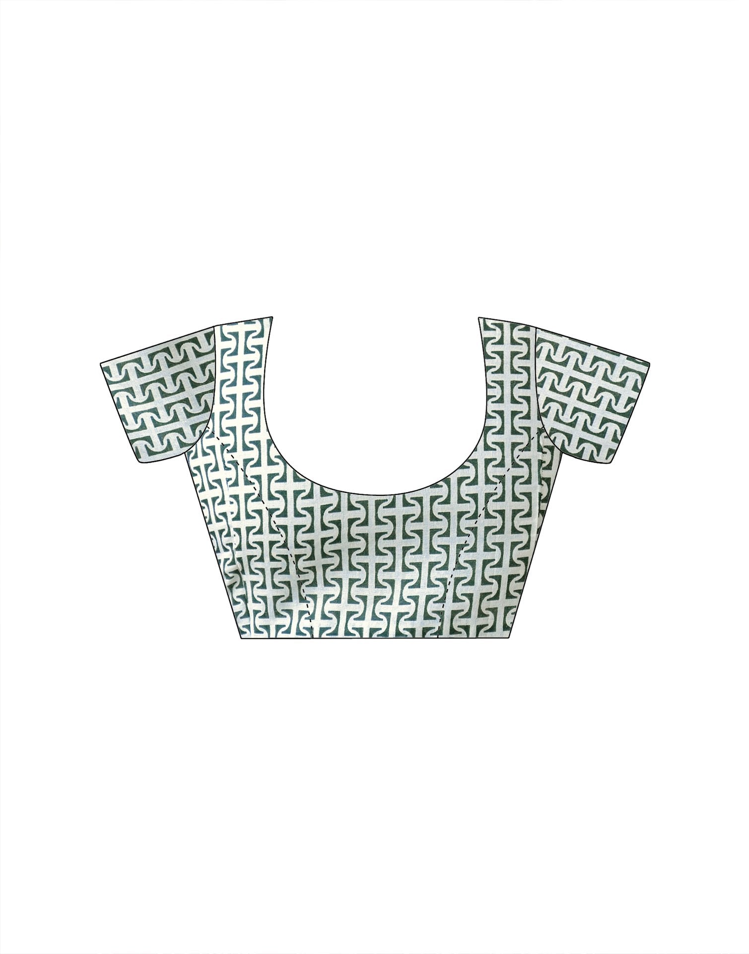 Rani Pink Cotton Printed Saree