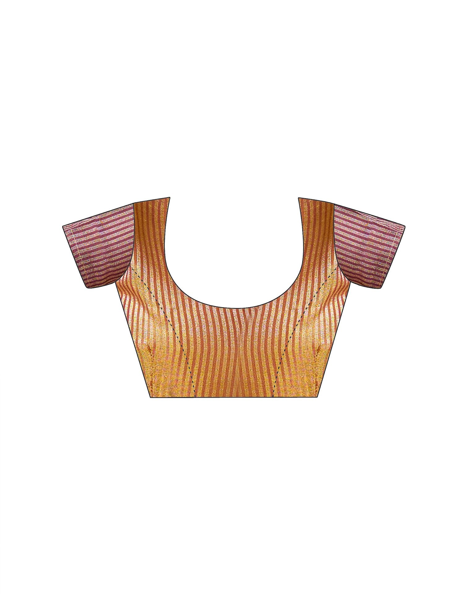 Gold Tissue Silk Woven Saree