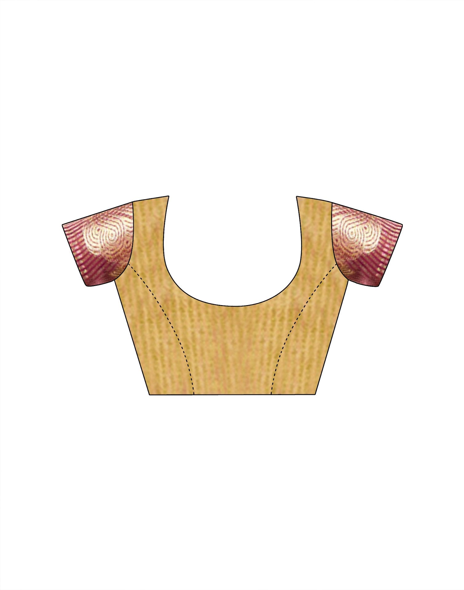 Coral Pink Tissue Silk Woven Saree