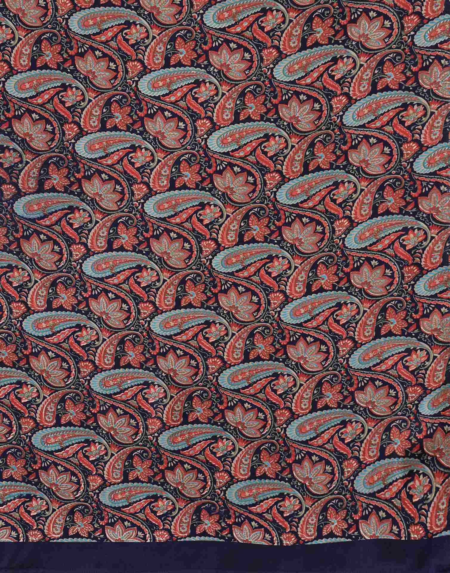 Beige Crepe Silk Printed Saree