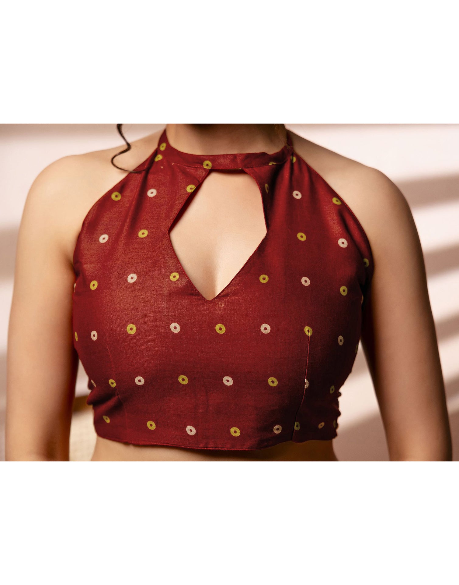 Dark Pink Cotton Printed Kalamkari Saree