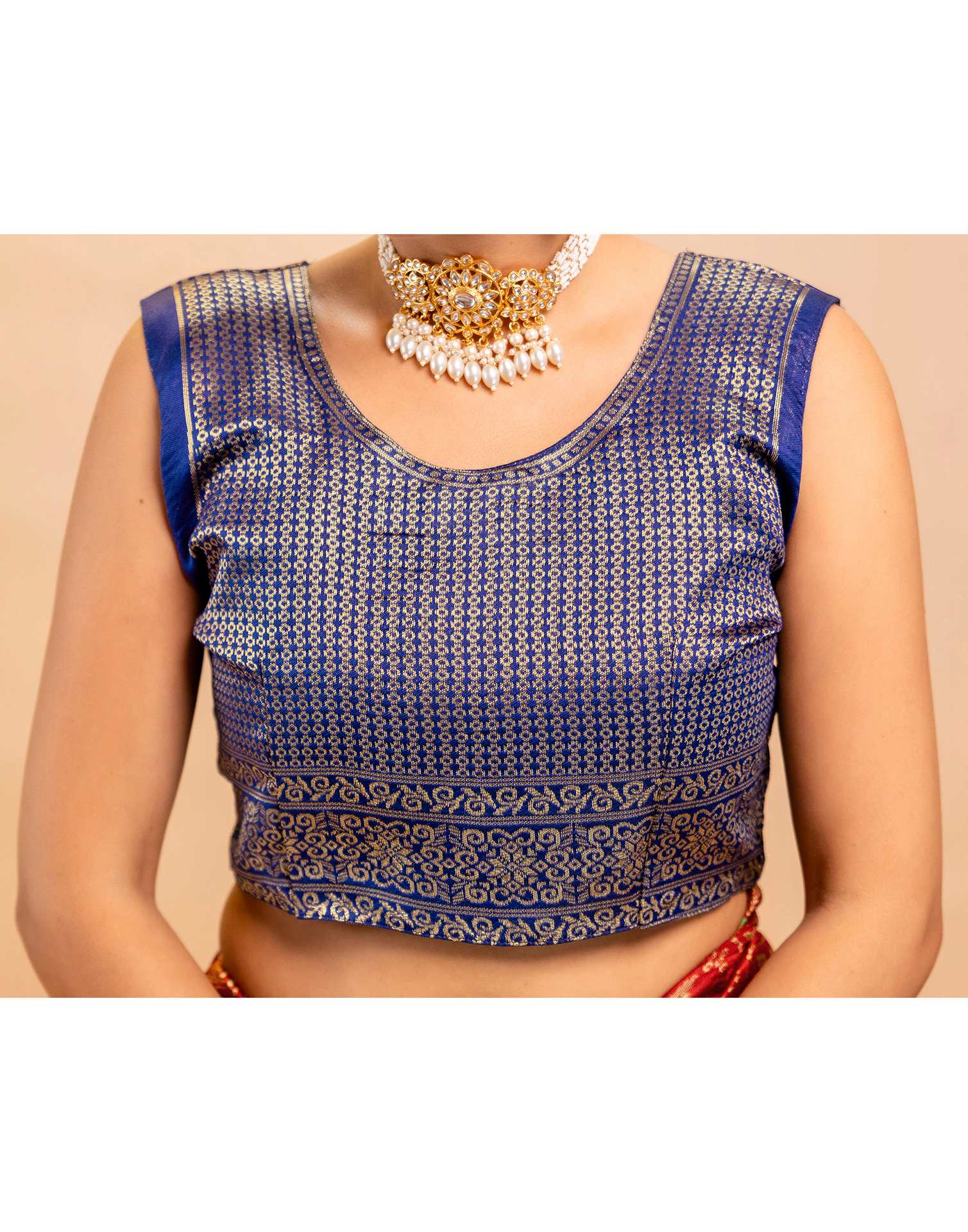 Maroon Silk Woven Patola Saree