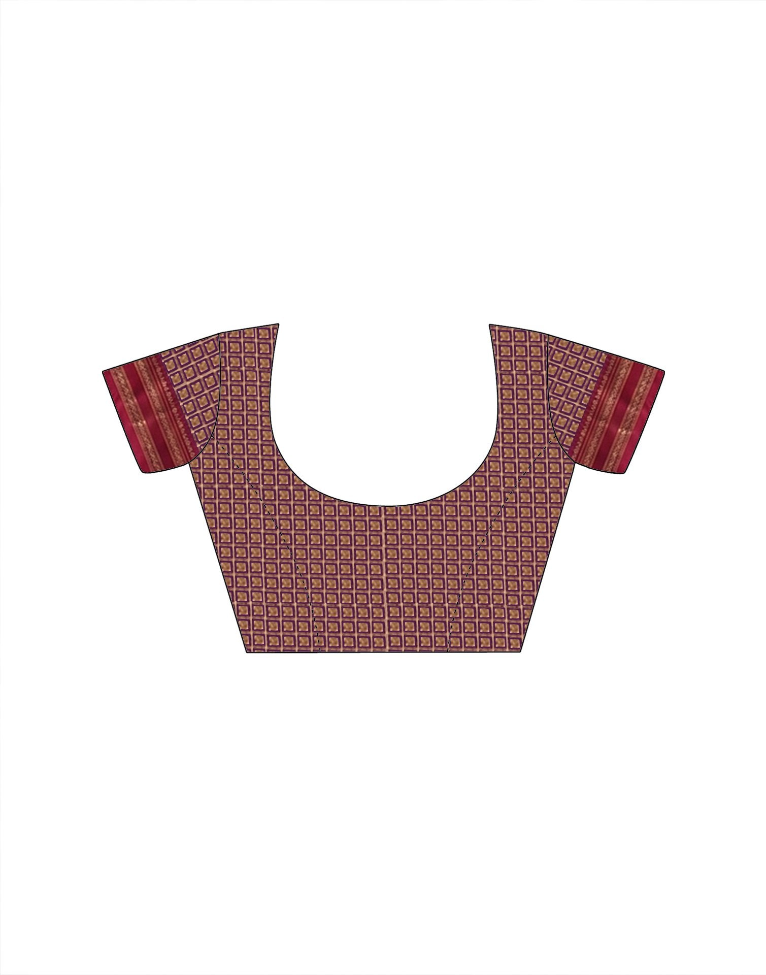 Dark Purple Silk Woven Kanjivaram Saree