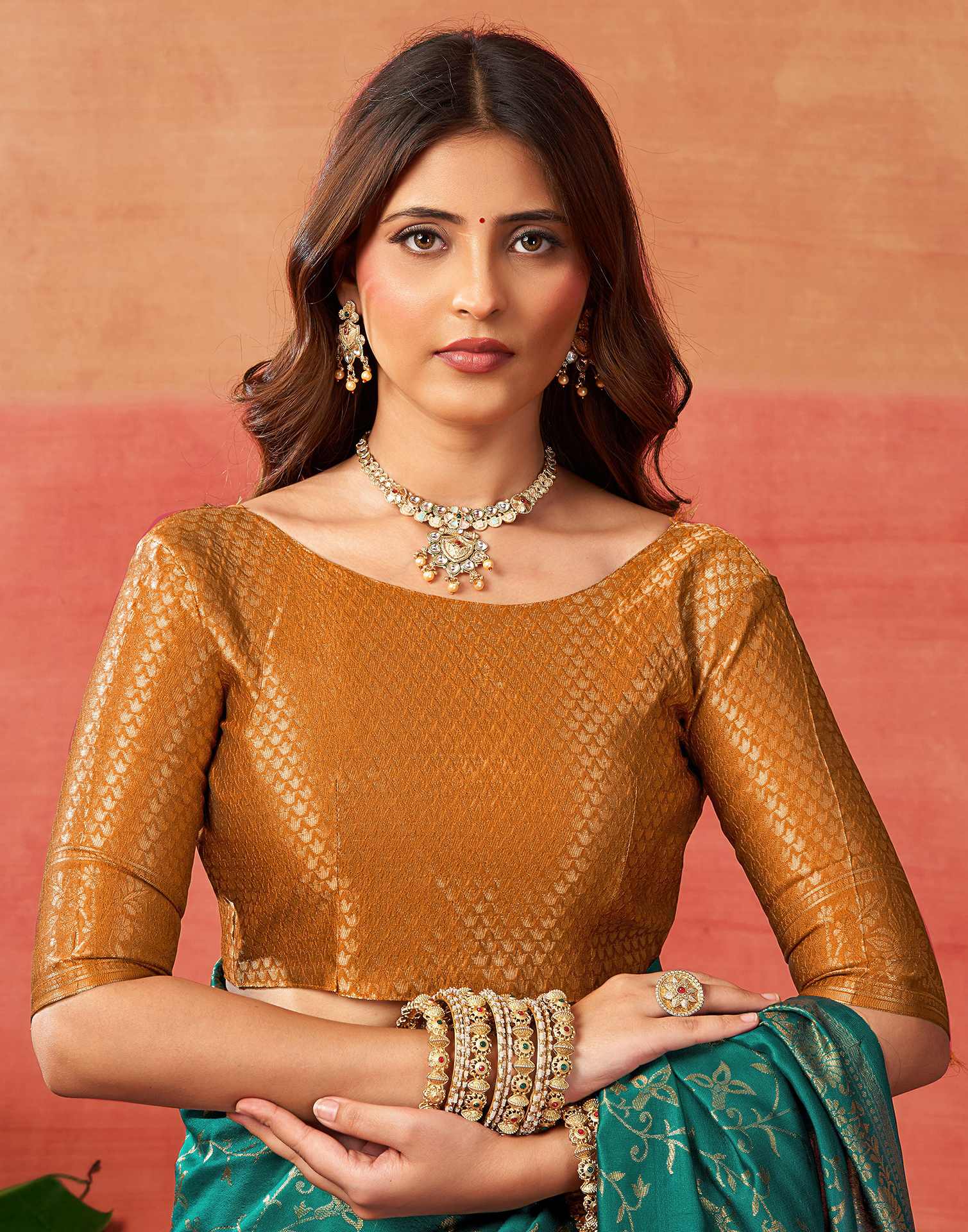 Green Silk Woven Banarasi Saree