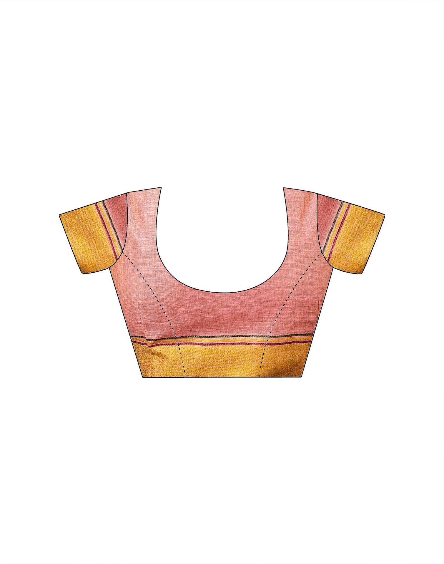 Rose Pink Chanderi Woven Saree