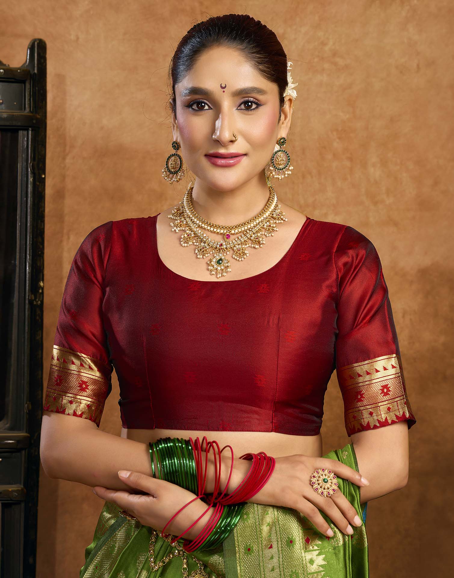 Green Silk Woven Paithani Saree