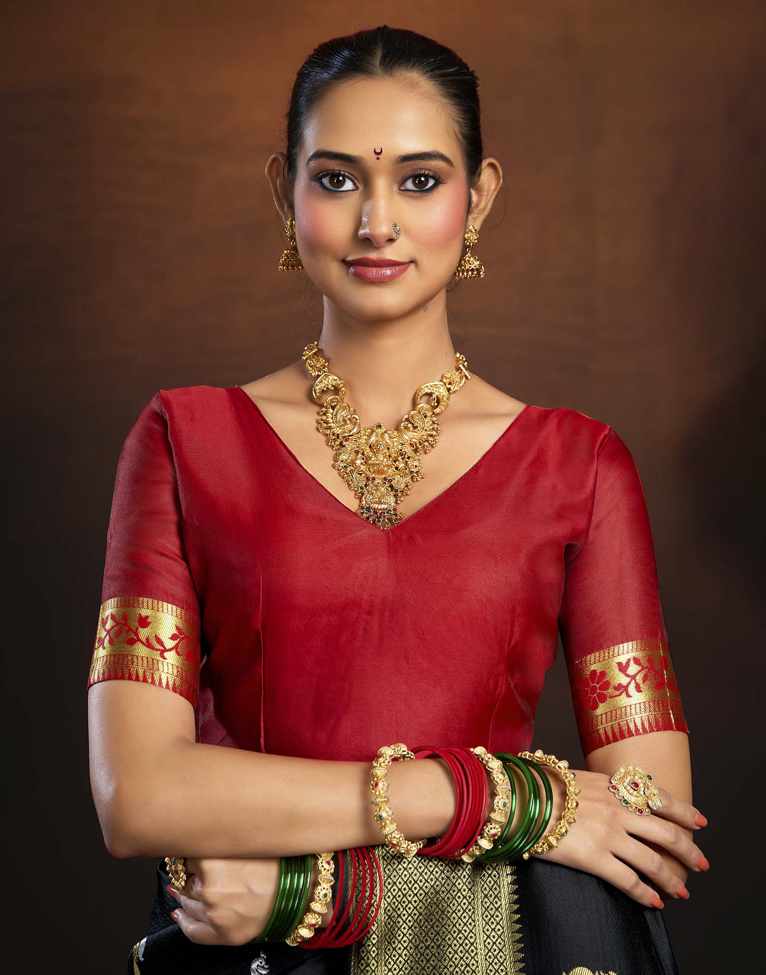 Black Silk Woven Paithani Saree