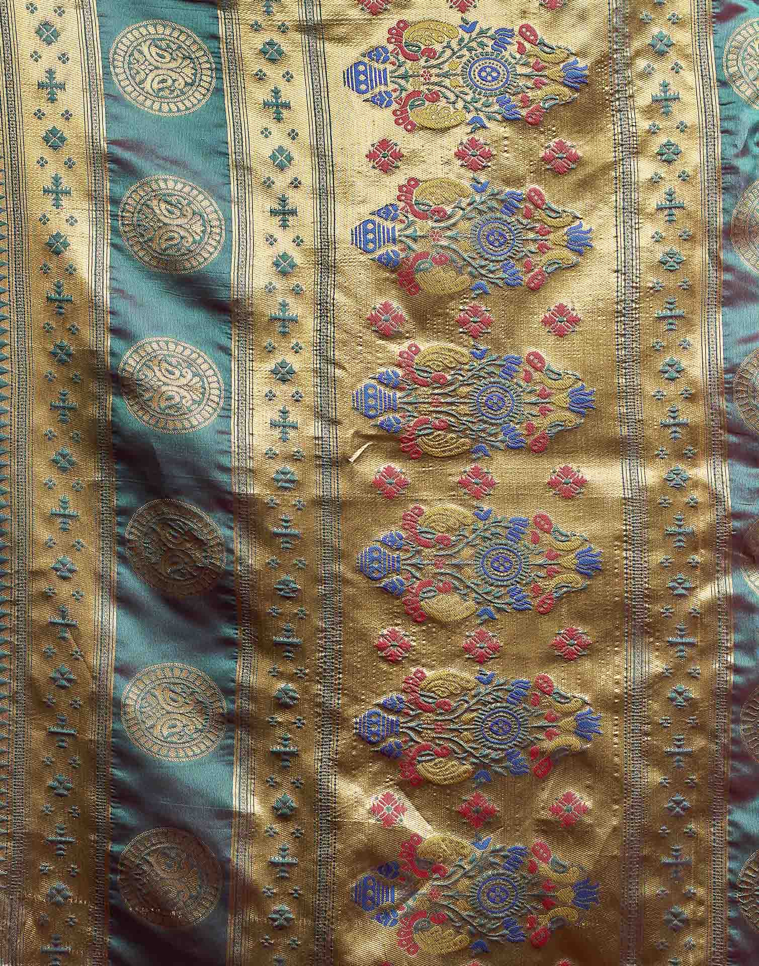 Pink Silk Woven Paithani Saree