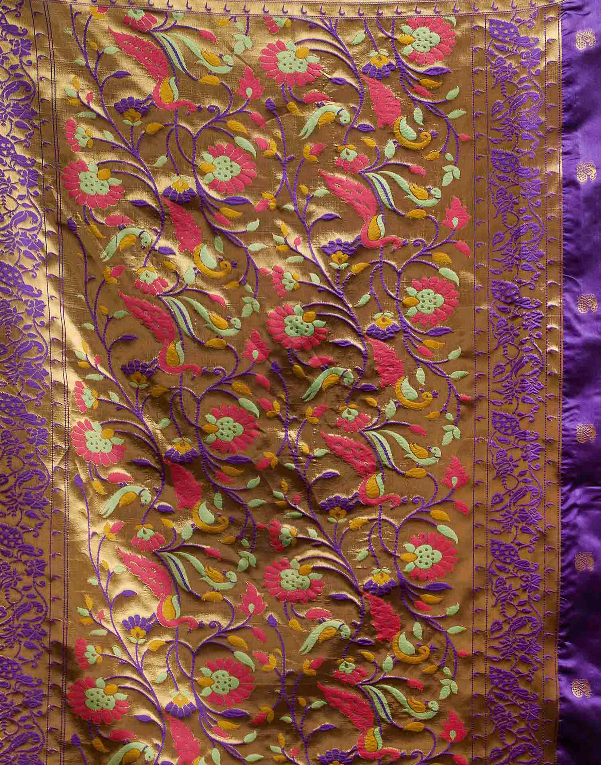 Blue Silk Woven Paithani Saree