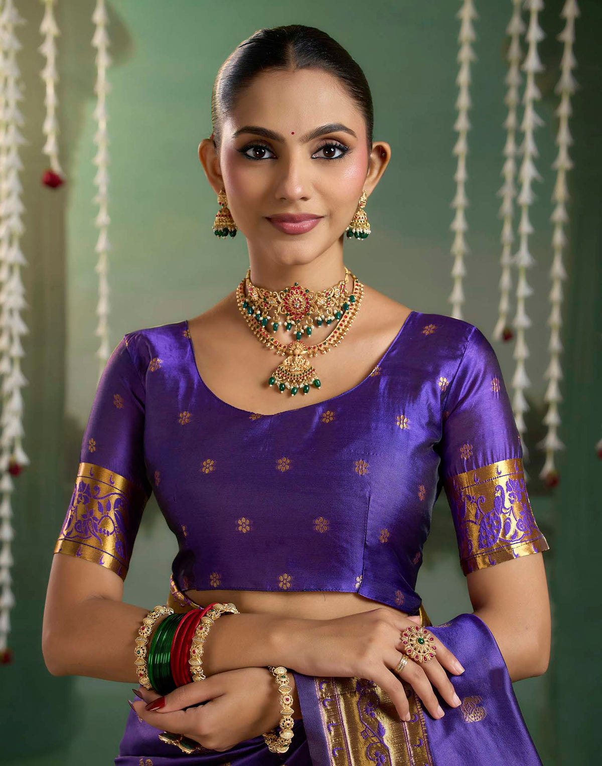 Blue Silk Woven Paithani Saree